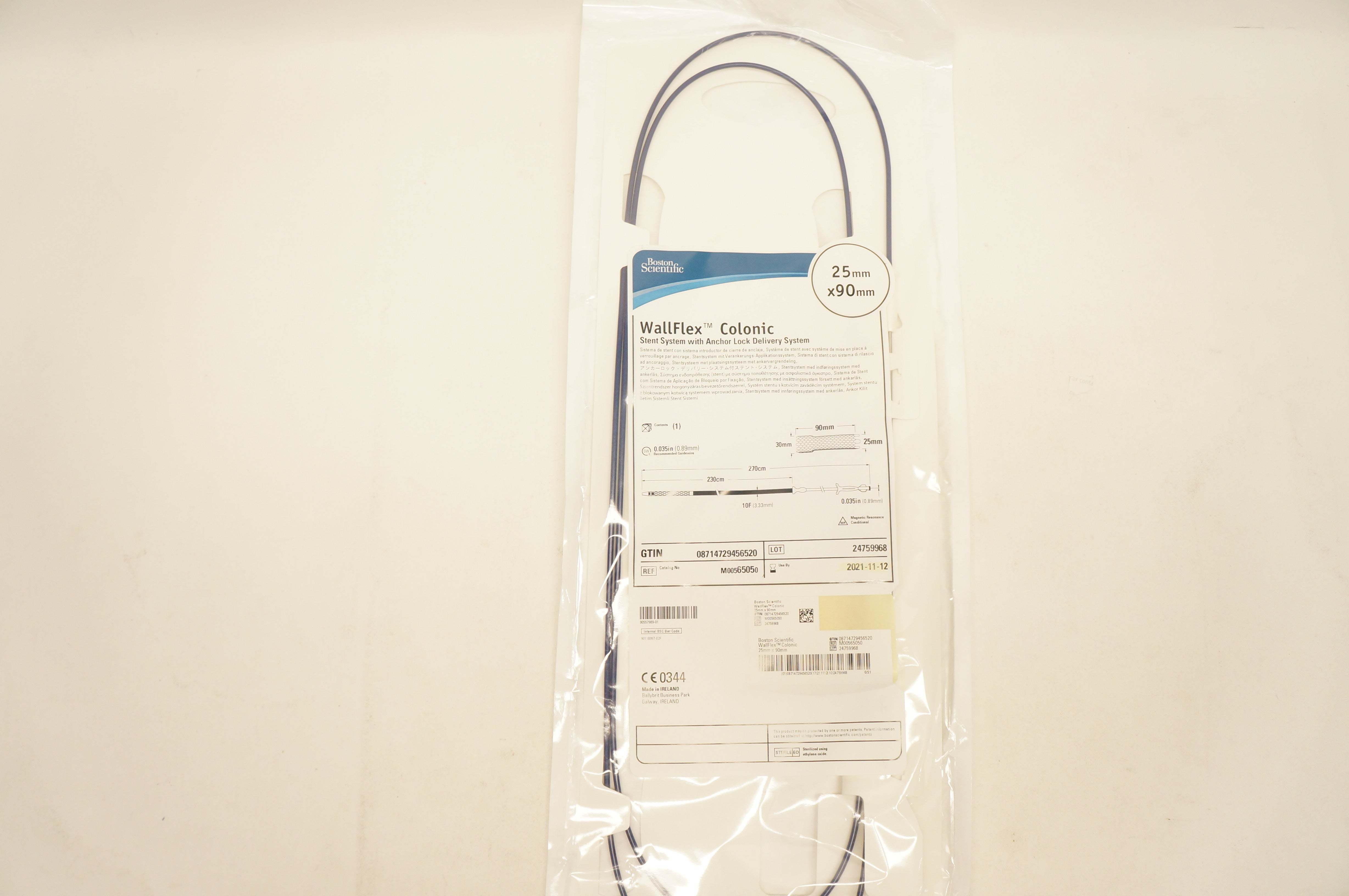 Boston Scientific 6505 Wallflex Colonic Stnt System 25mm x 90mm