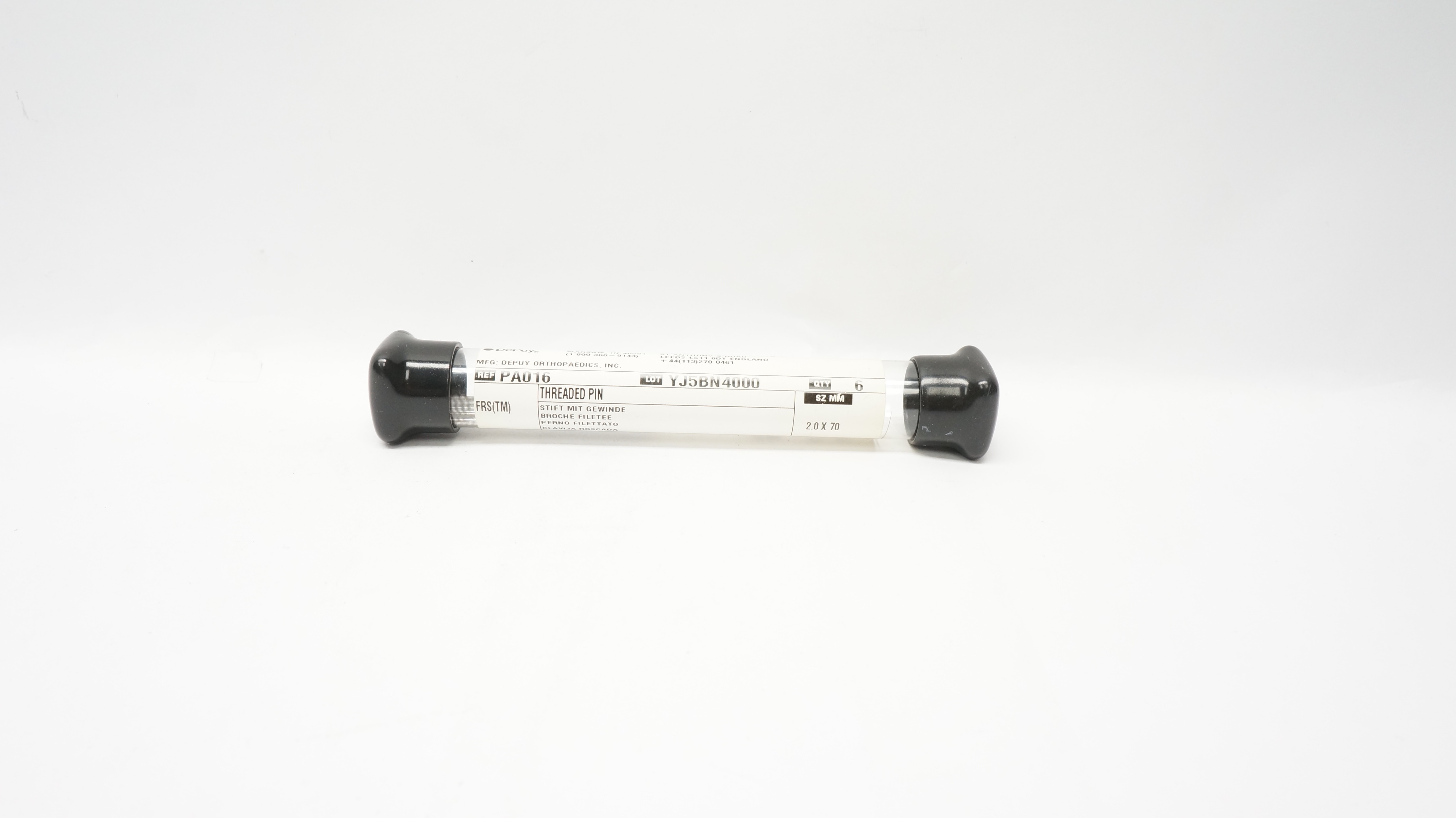 DePuy PA016 Threaded Pin 2.0 x 70mm - Pack of 6