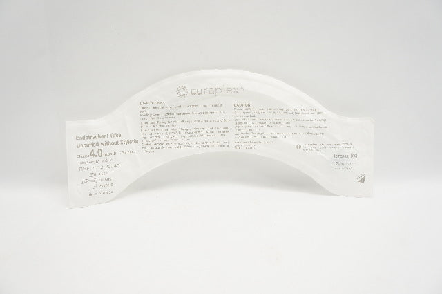 Curaplex 2113-20340 Endotracheal Tube, Uncuffed without Stylette 4.0 ID (x)