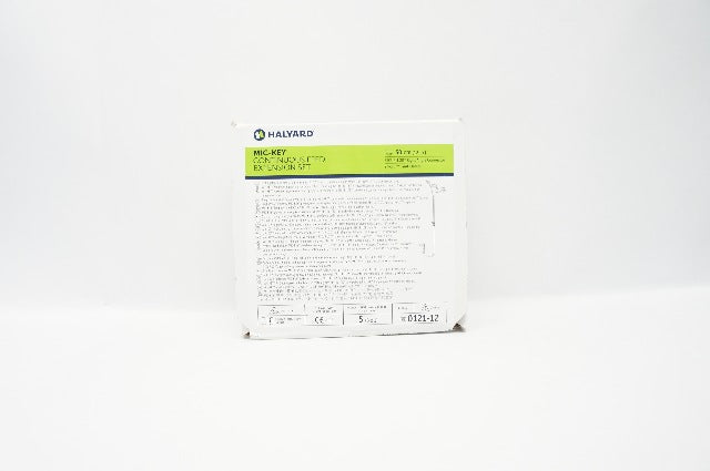 Halyard 0121-12 MIC-KEY Contonuous Feed Extension Set 12inch (x) - Box of 3
