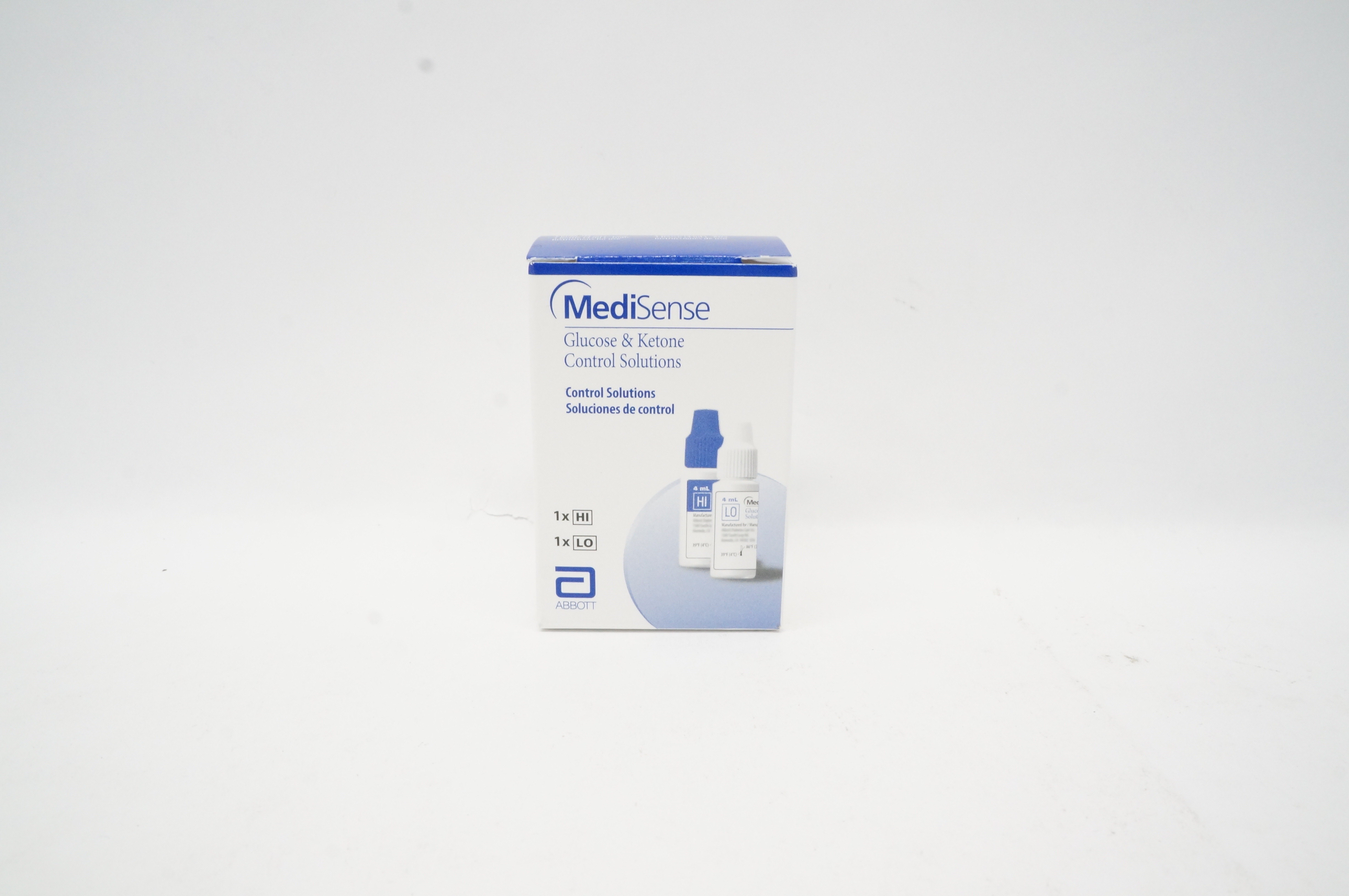 Abbott 80139-04 MediSense Glucose & Ketone Control Solutions 1 x HI, 1 x LO (x)