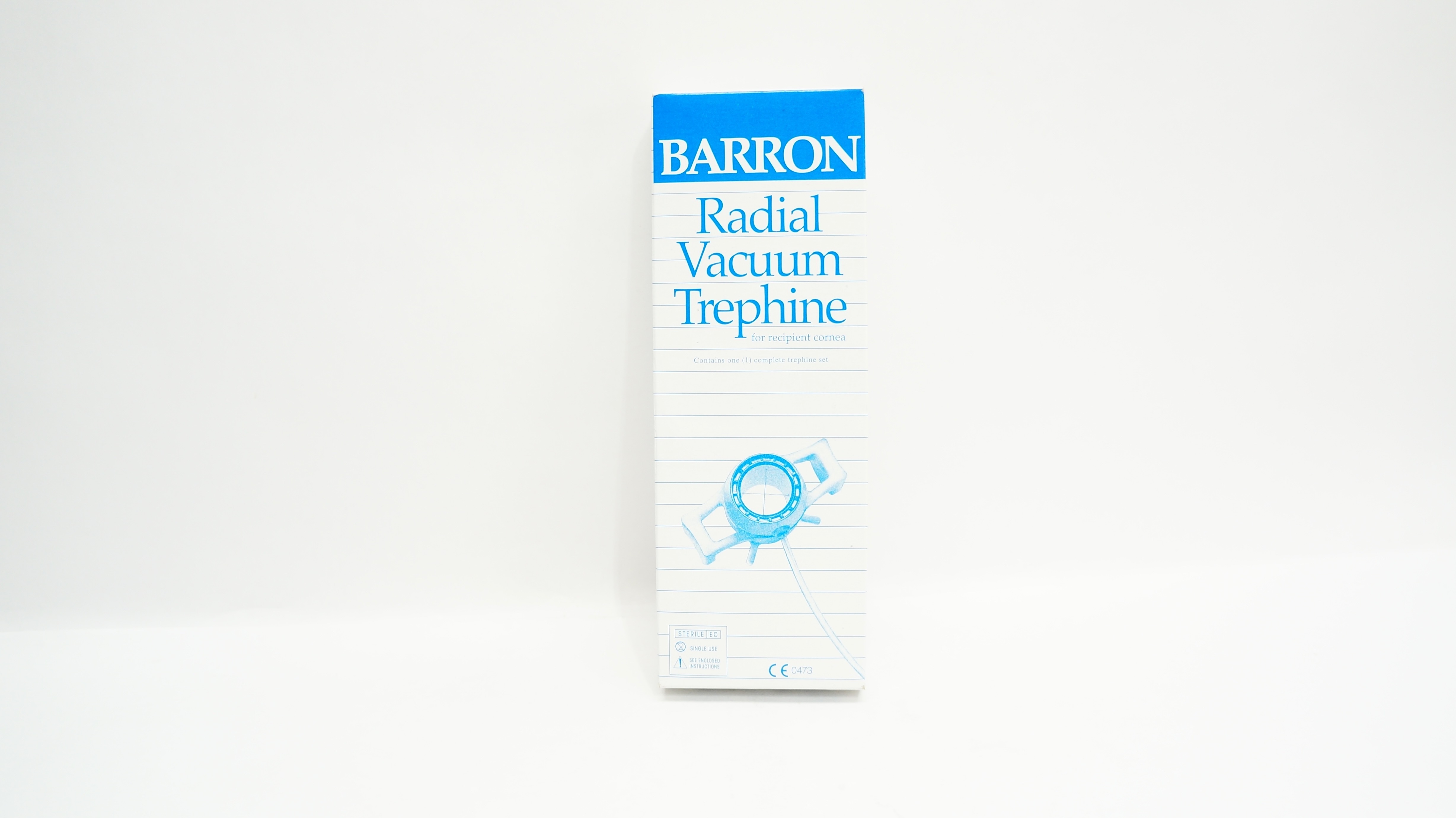 Barron K202058 Corneal Radial Vacuum Trephine 8.0mm (x)