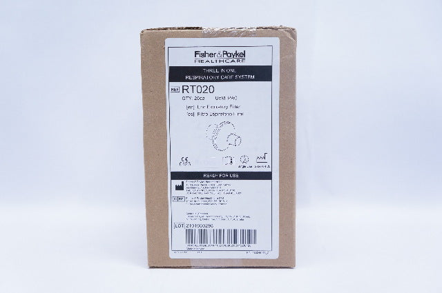 Fisher & Paykel RT020 Respiratory Care System End Expiratory Filter - Box of 20