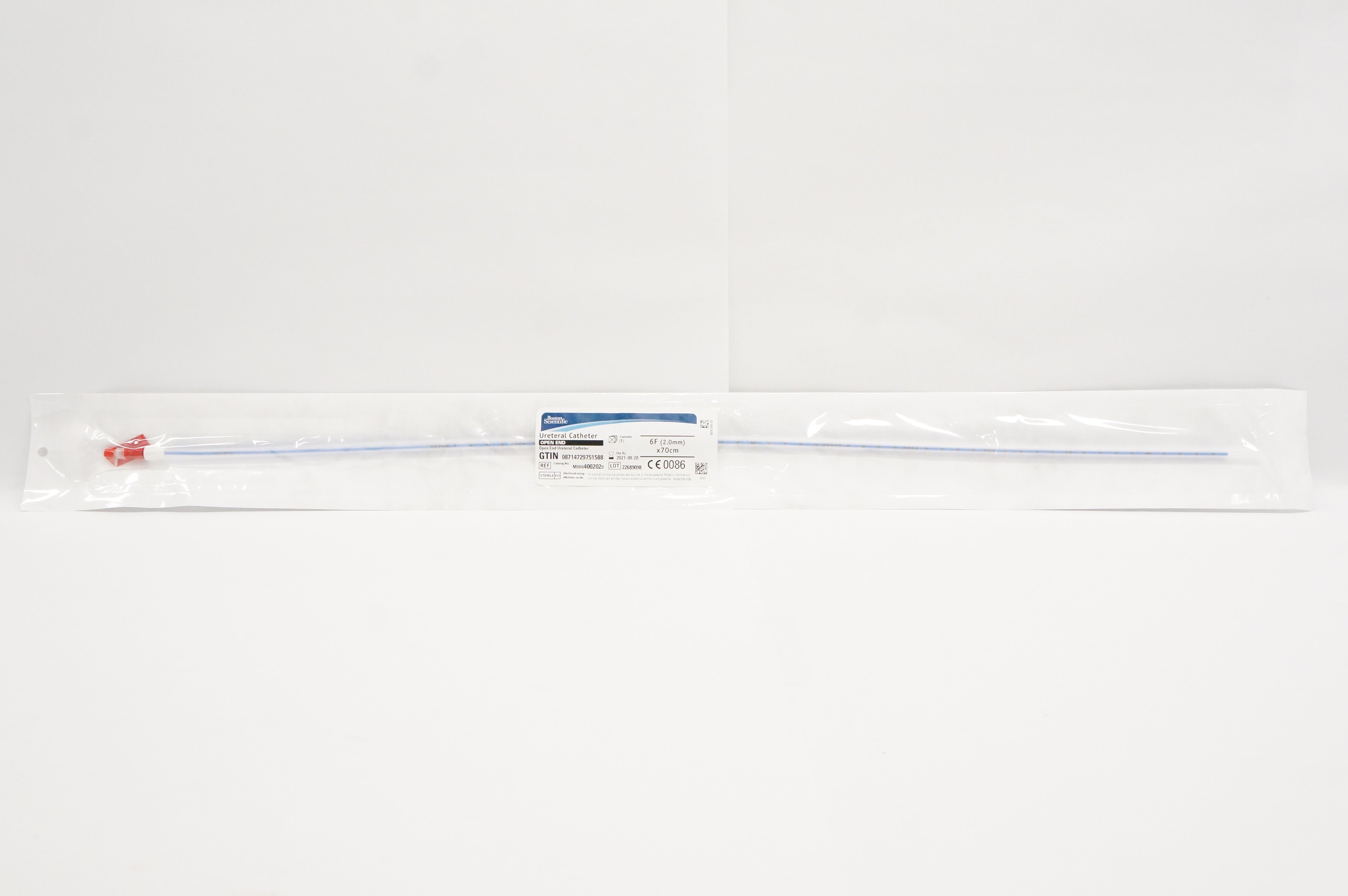 Boston Scientific M0064002020 Open End Ureteral Cath. 6F x 70cm