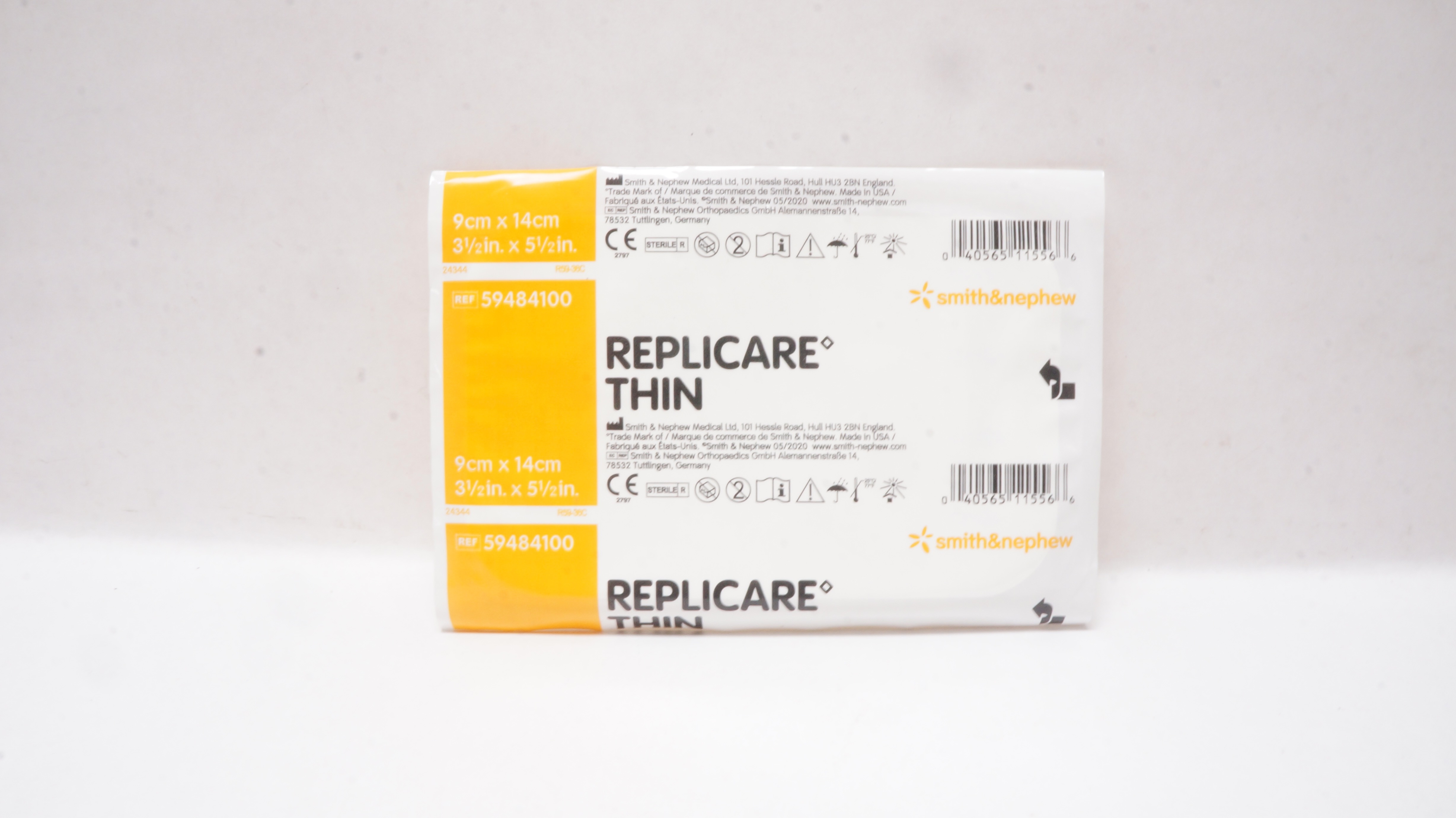 Smith&Nephew 59484100 Replicare Thin 3-1/2 x 5-1/2inch