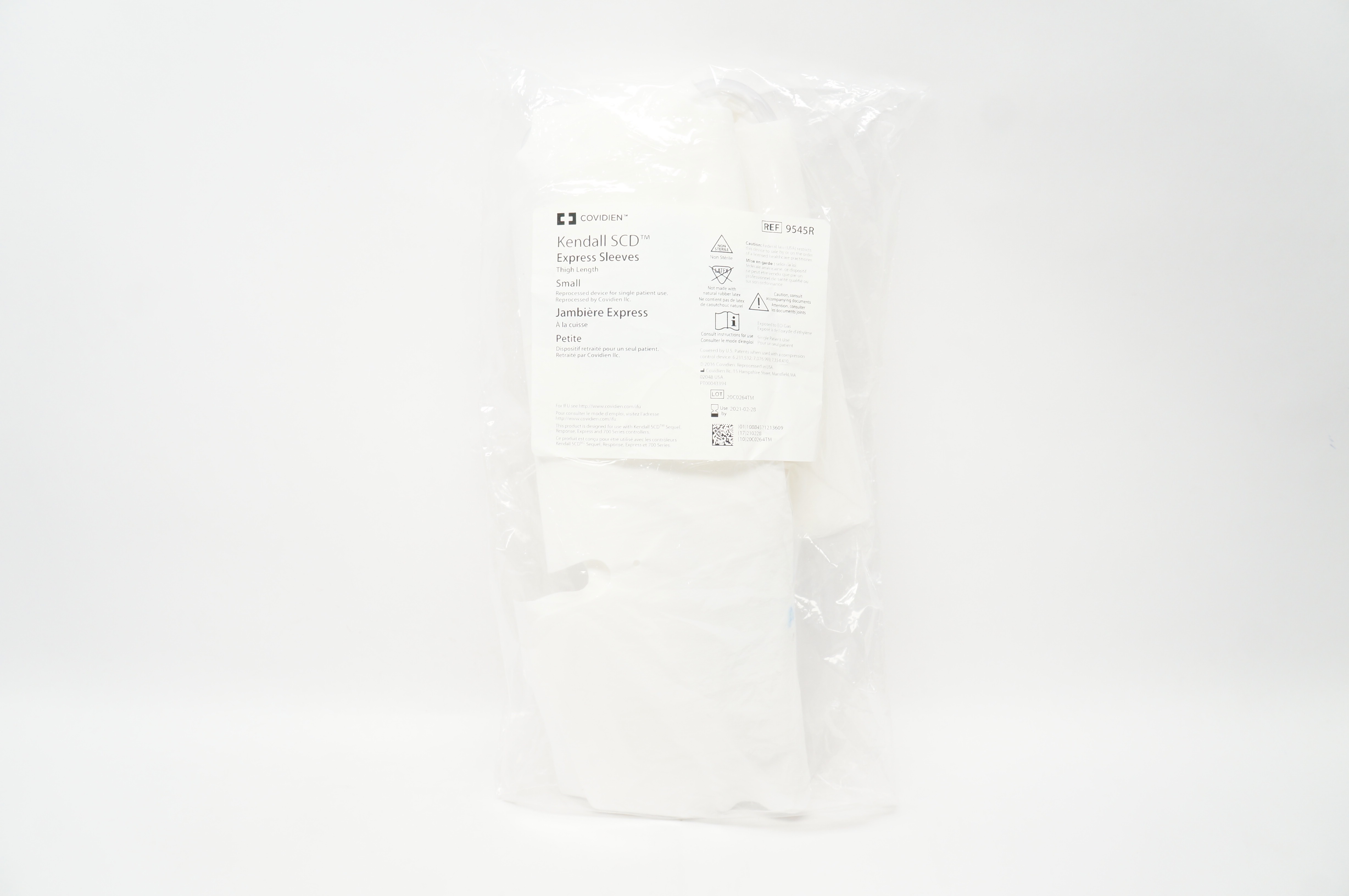 Covidien 9545R Kendall SCD Express Sleeves, Thigh Length, Small (x)