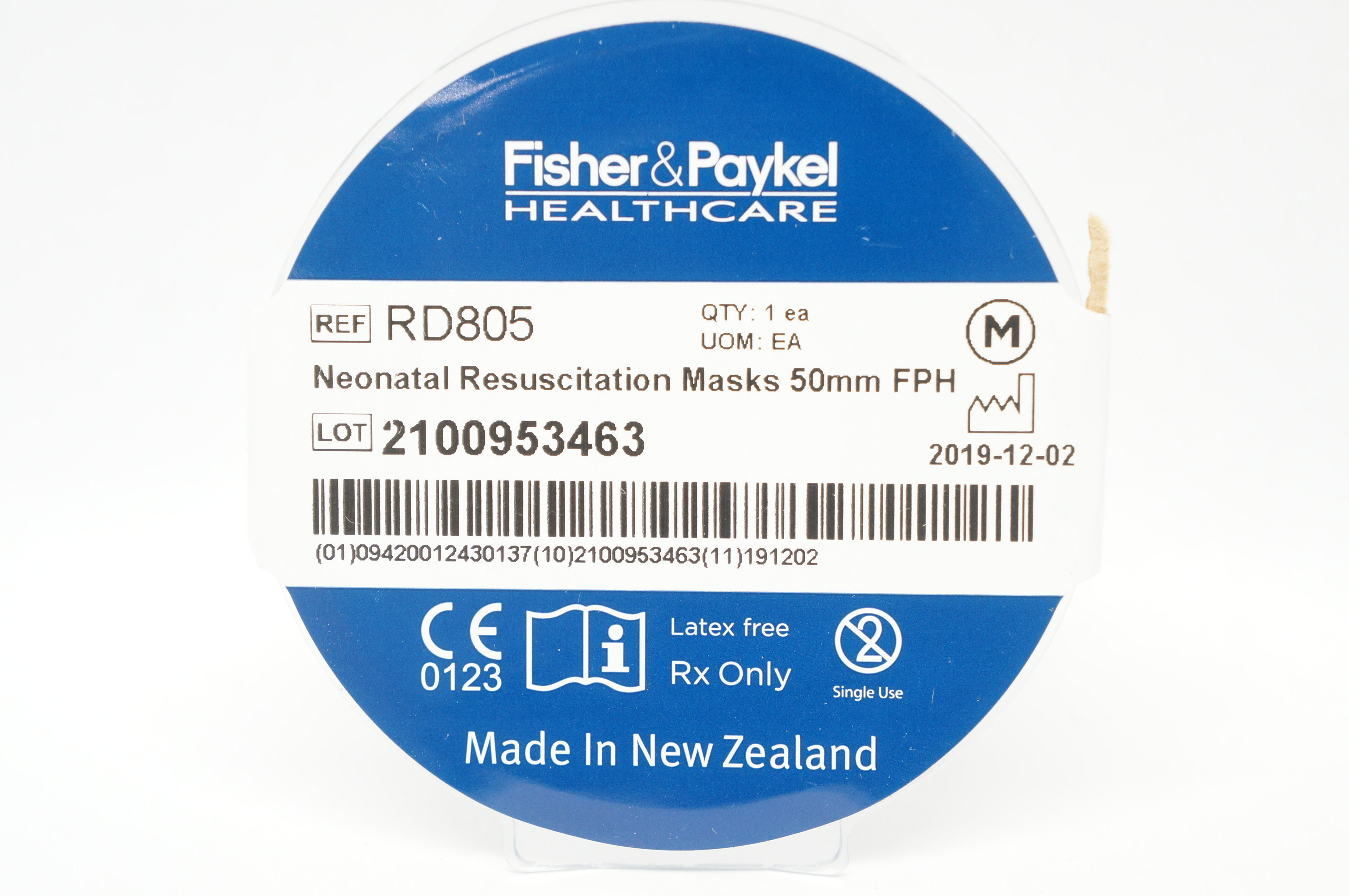 Fisher&Paykel RD805 Neonatal Resuscitation Masks 50mm FPH