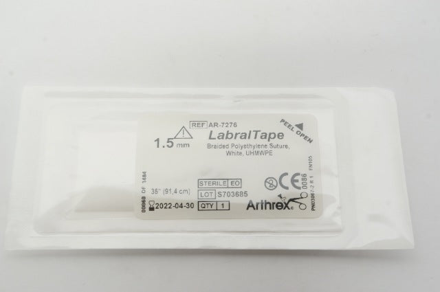 Arthrex AR-7276 LabralTape Braided Polyethylene 1.5mm, 36inch (x)