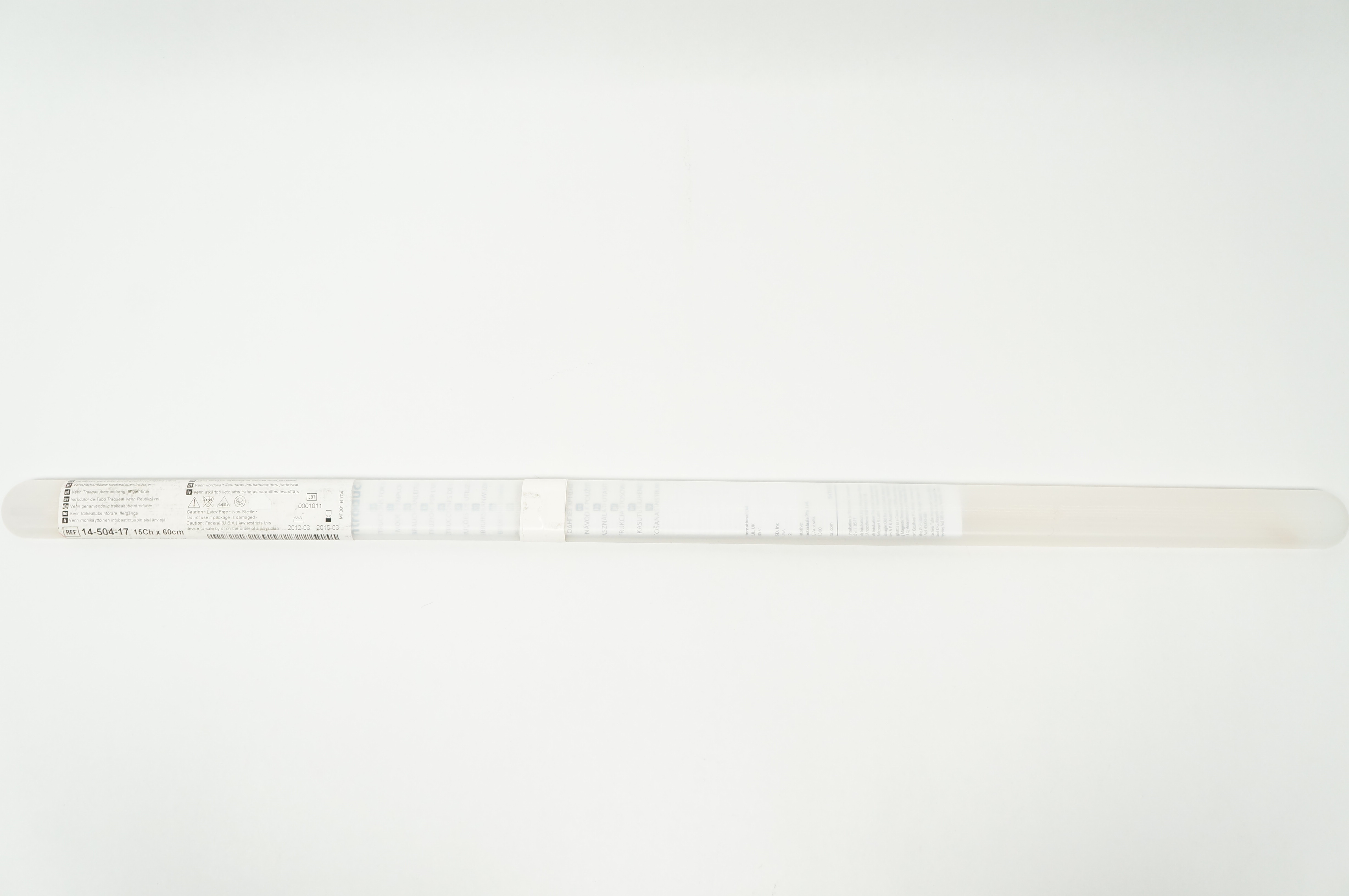 Smiths Medical 14-504-17 Venn Reusable Tracheal Tube Introducer 15Ch x 60cm (x)