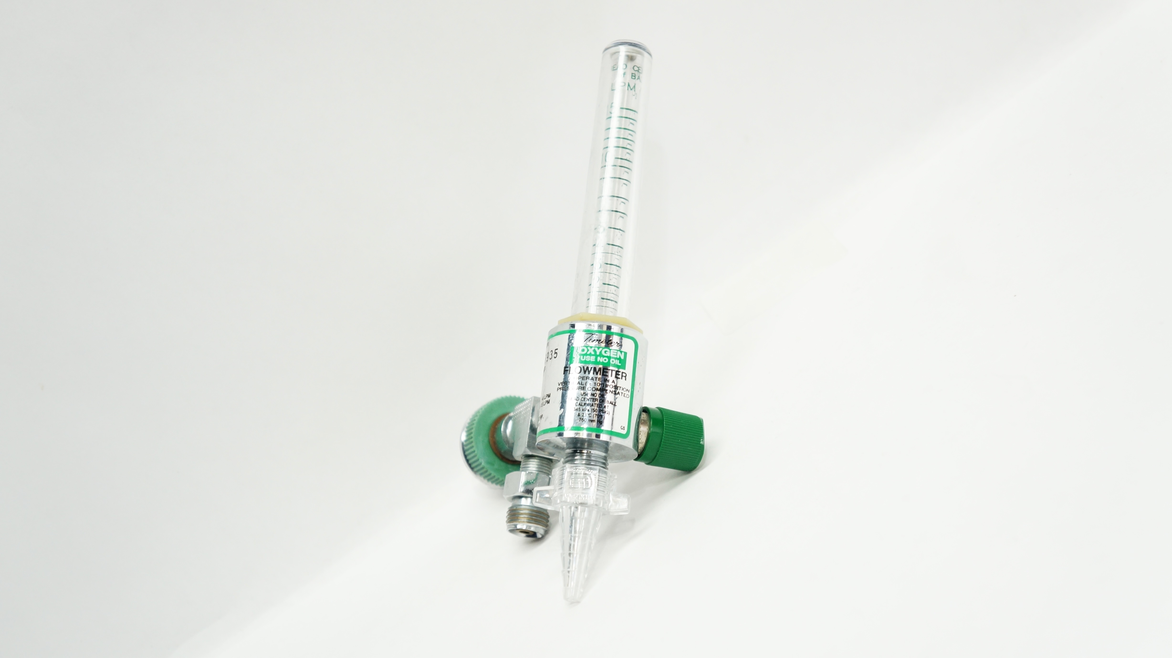 Timeter O2 Flow Meter Allied Healthcare Timeter Oxygen Flowmeter