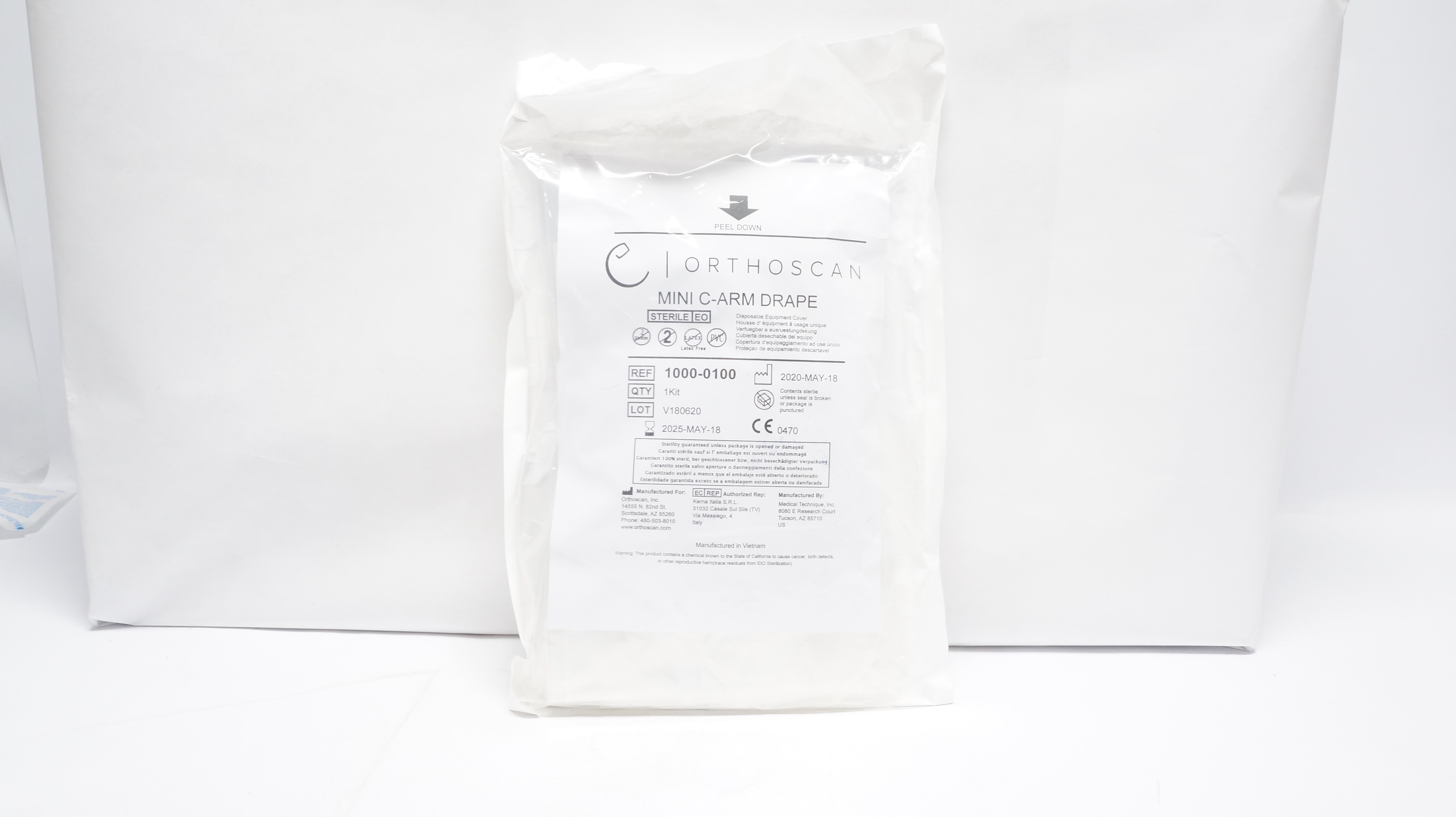 OrthoScan 1000-0100 Mini C-Arm Drape Kit (x)