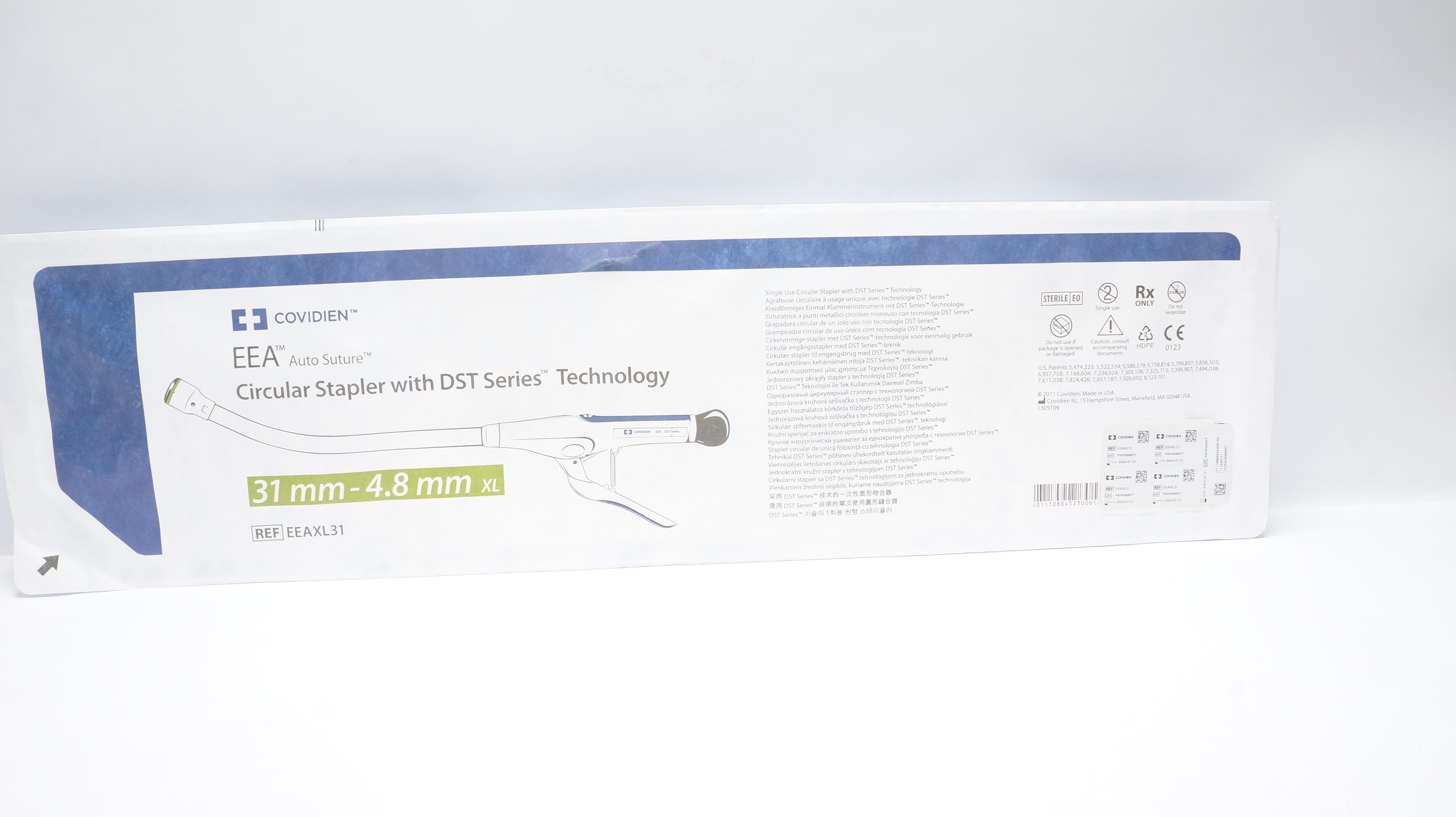 Covidien EEAXL31 EEA Circular Stapler w/ DST Series Technology 31mm-4.8mm (x)