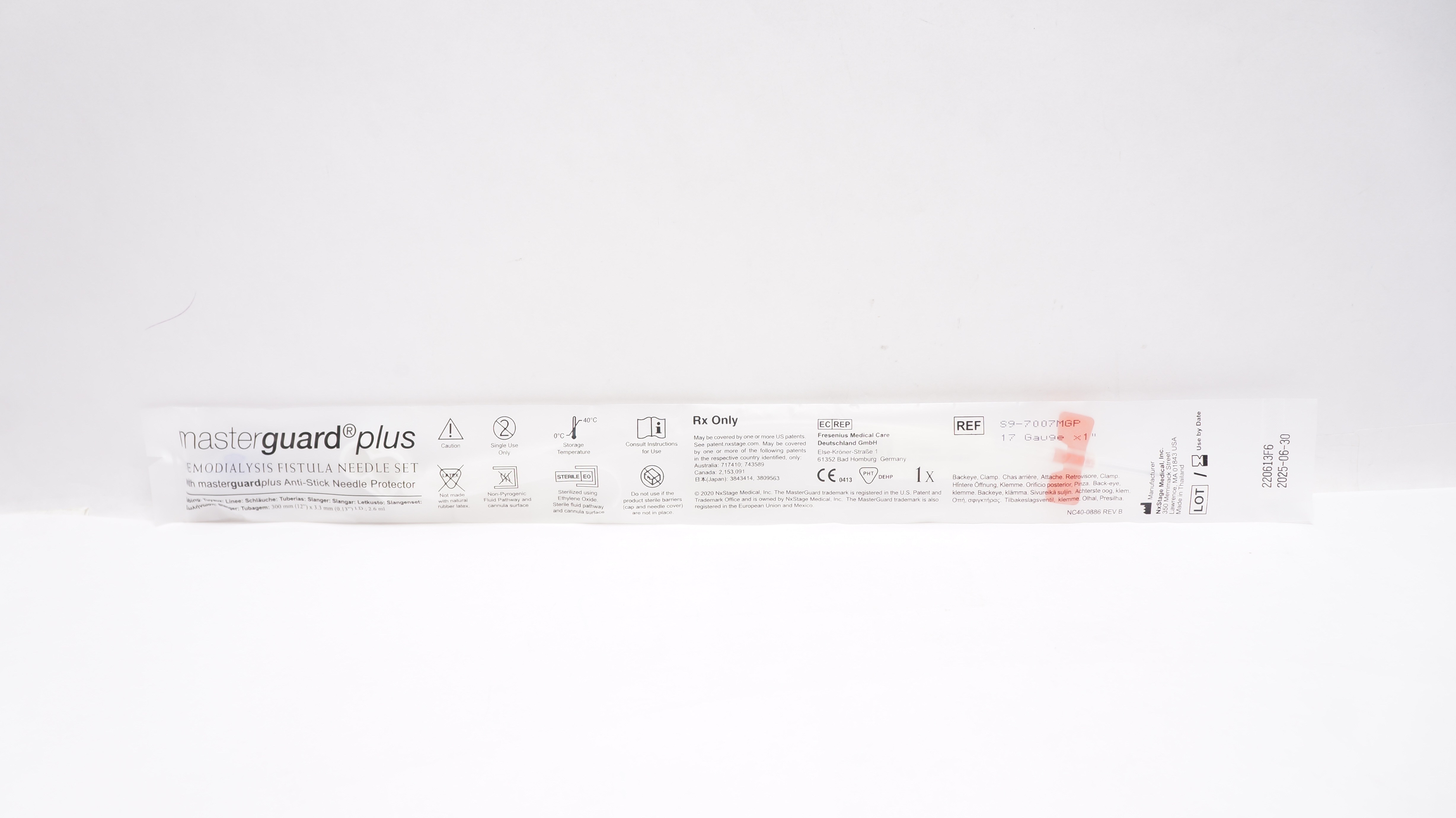 NxStage Medical S97007MGP Masterguard +,Hemodialysis Fistula Ndle Set