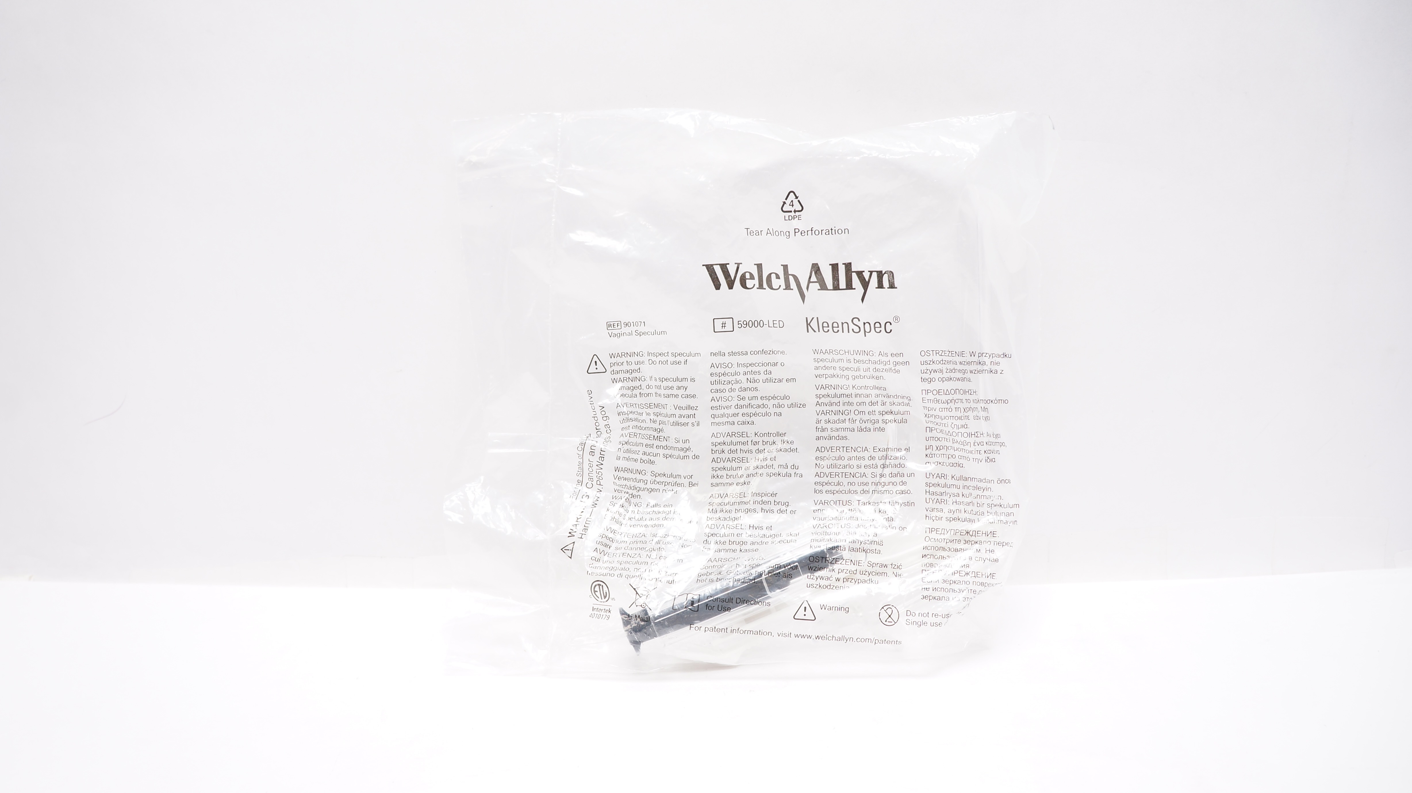 Welch Allyn 901071 KleenSpec Vaginal Speculum