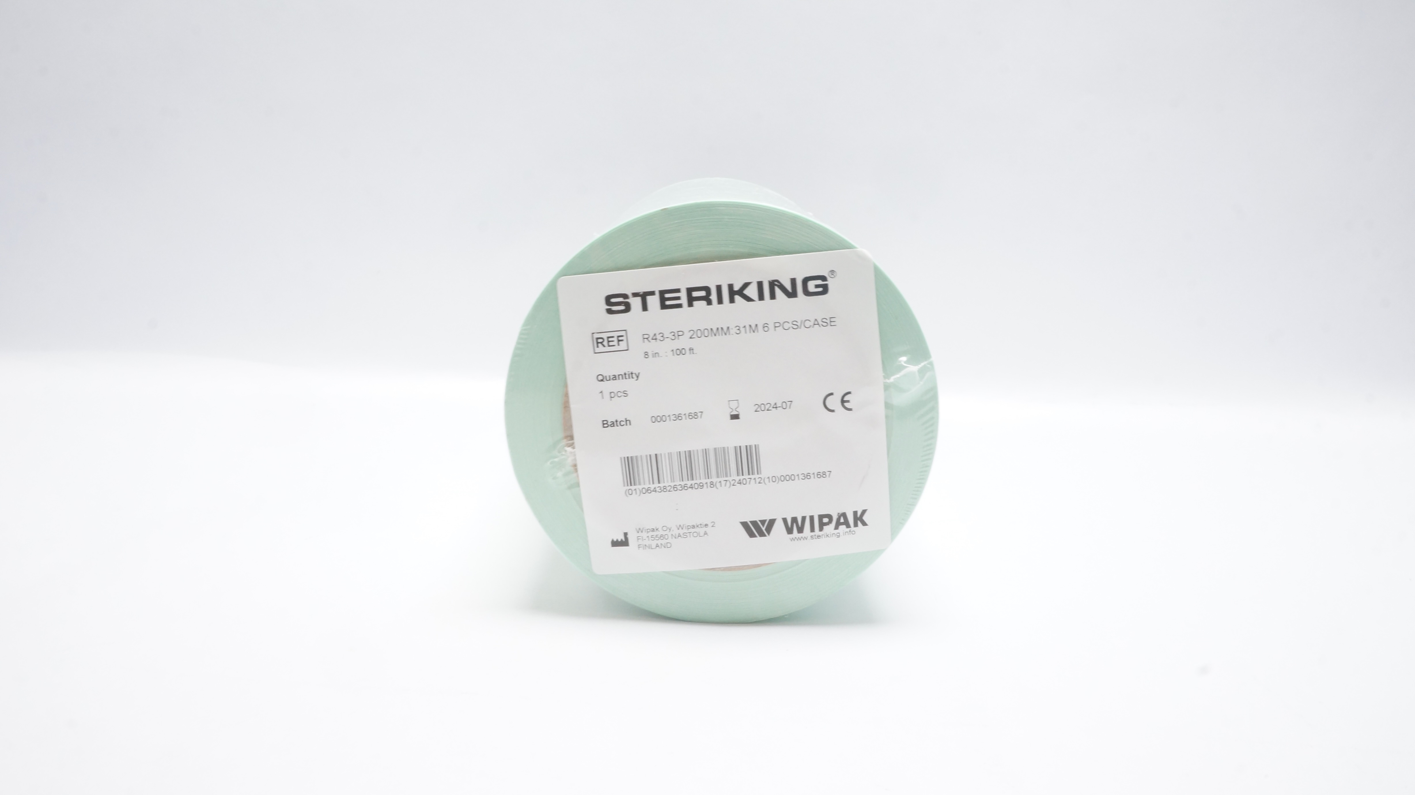 WIPAK R43-3P Steriking 8inch ~ 100 ft (x)