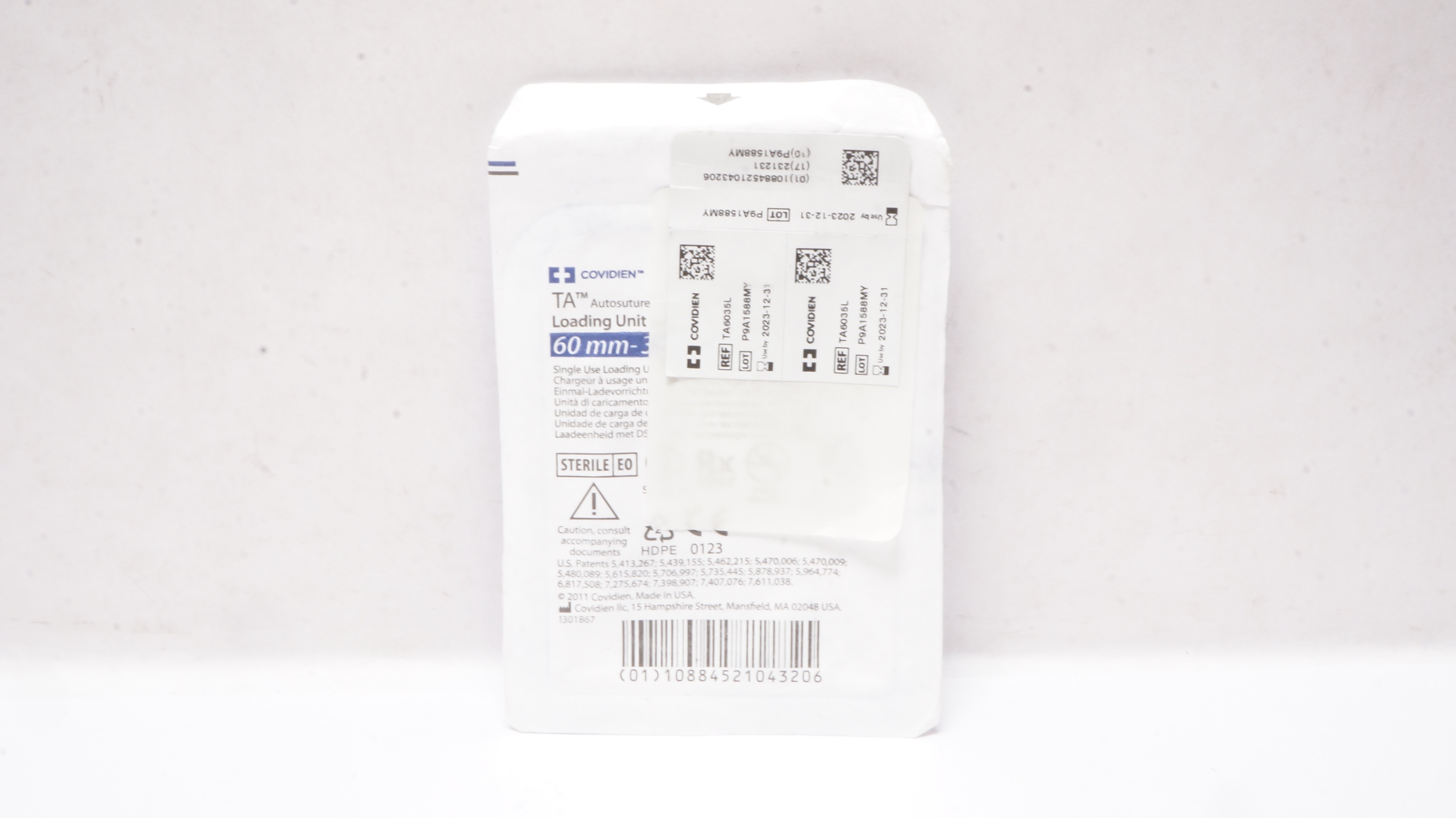 Covidien TA6035L TA Autosuture Loading Unit W/DST Series Technology 60x3.5mm