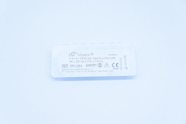 BVI 581280 Visitec Anterior Chamber Cannula 27G x 7/8inch