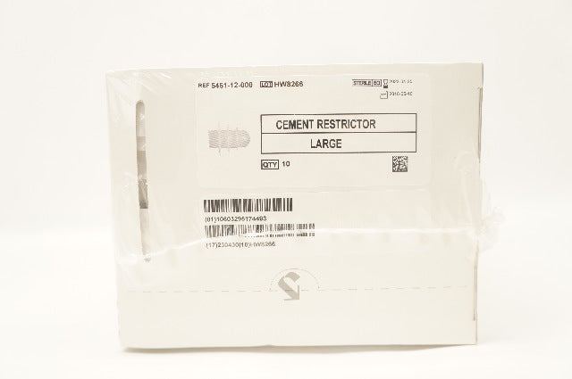 DePuy 5461-12-000 Cement Restrictor, Large - Box of 10