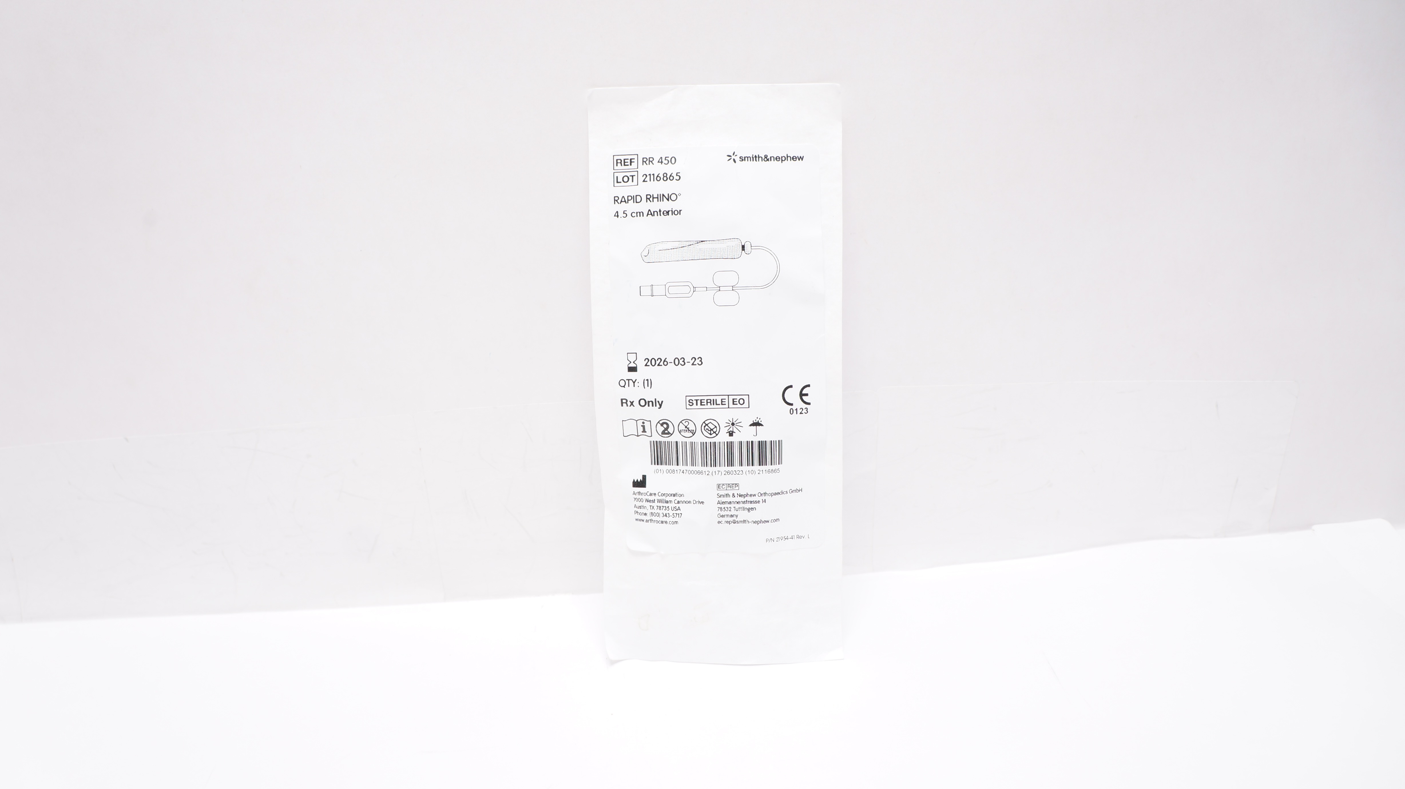 ArthroCare RR450 Rapid Rhino Anterior 4.5cm