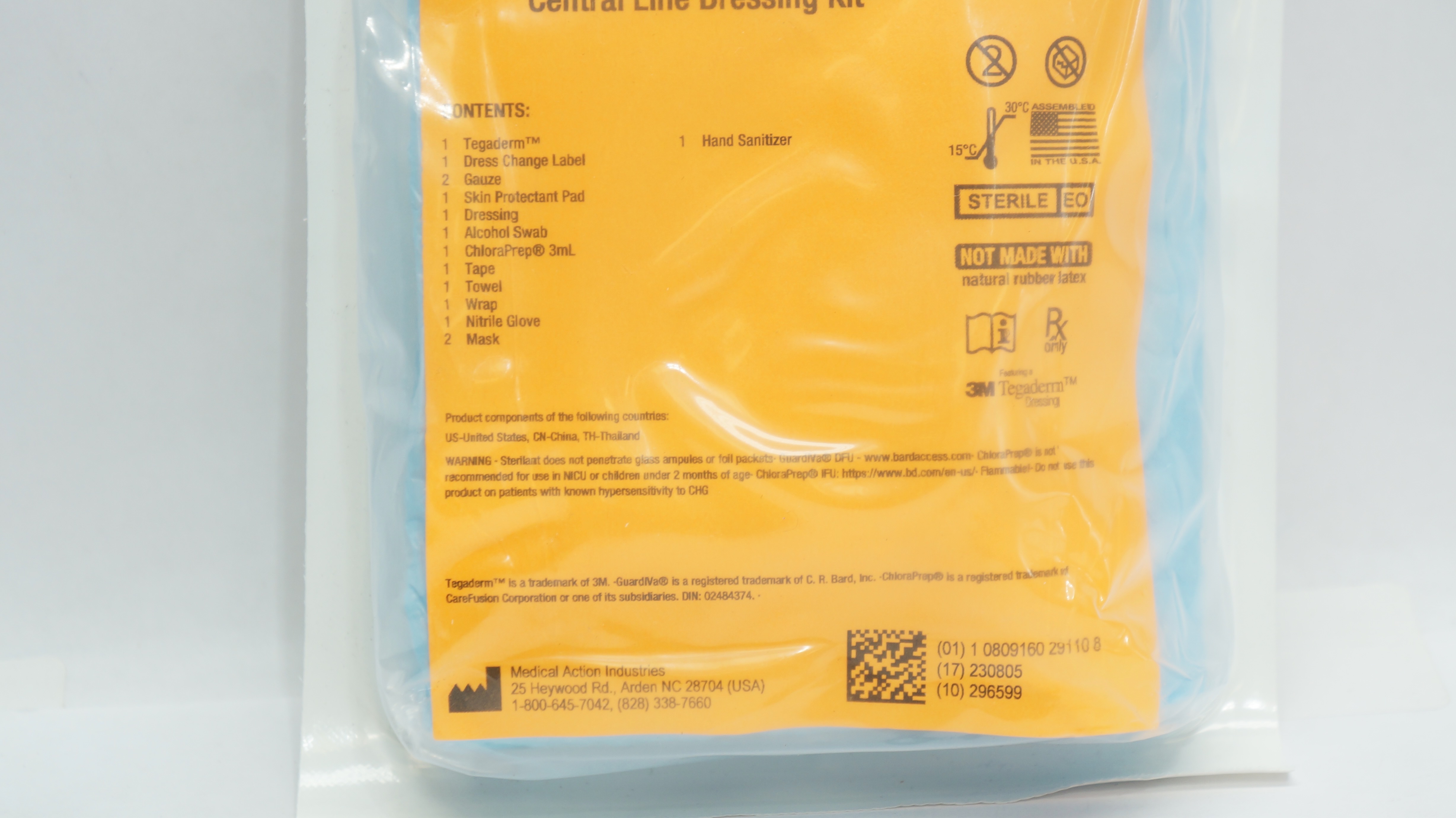 Medical Action 73099C Central Line Dressing Kit (x)
