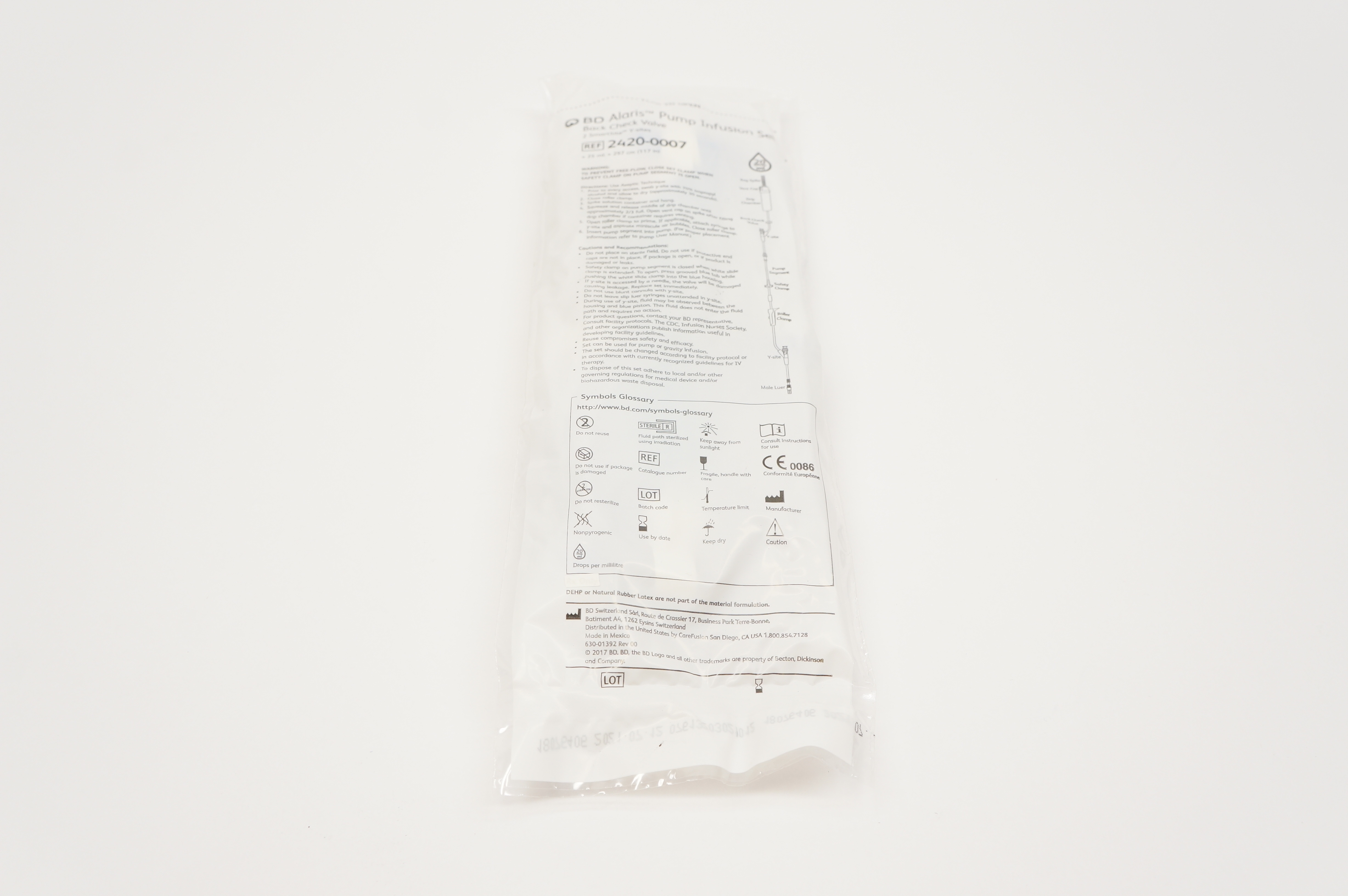 BD 2420-0007 Alaris Pump Infusion Set 20ml
