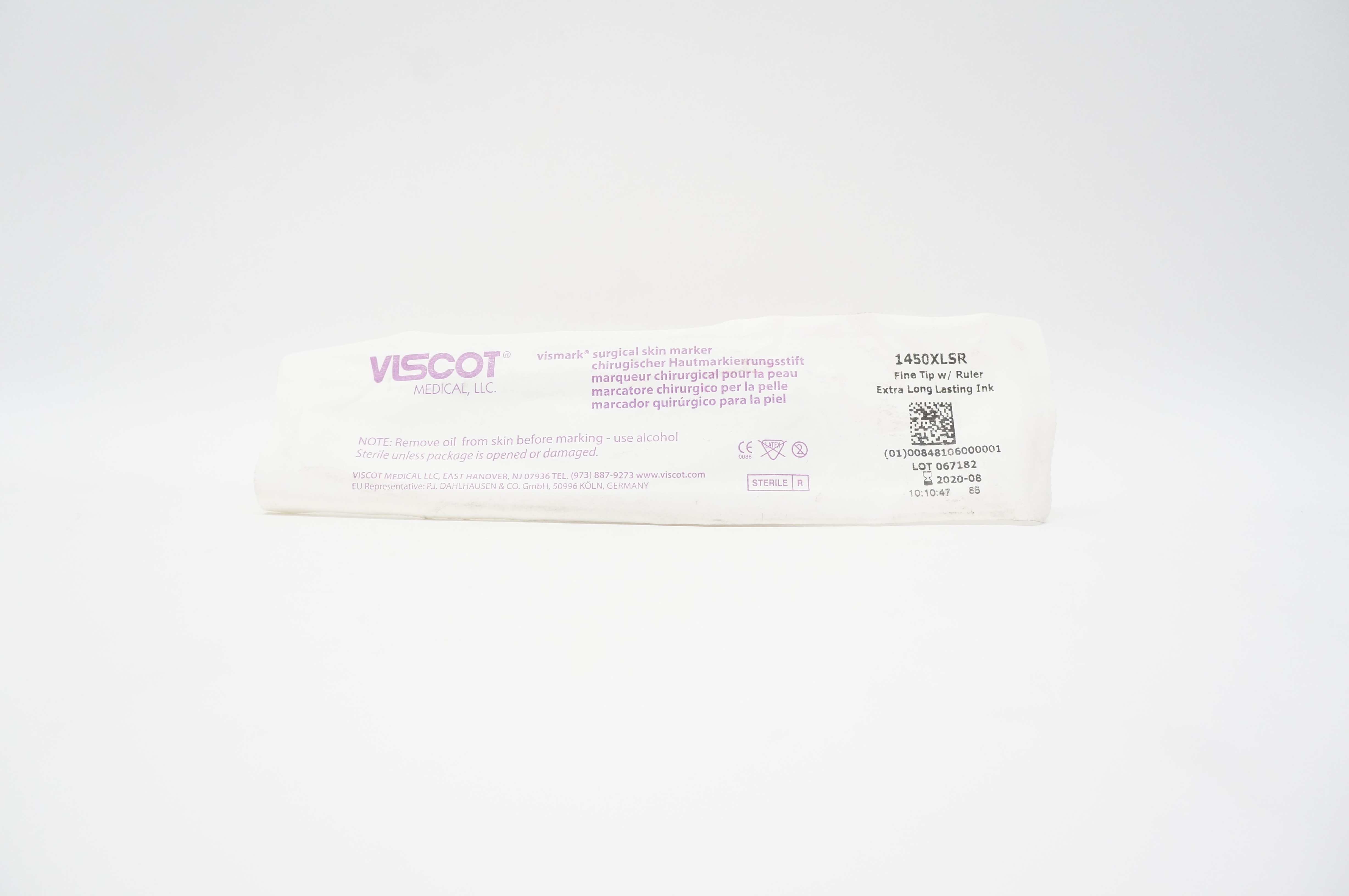 Viscot 1450XLSR Vismark Surgical Skin Marker Fine Tip with Ruler  (x)