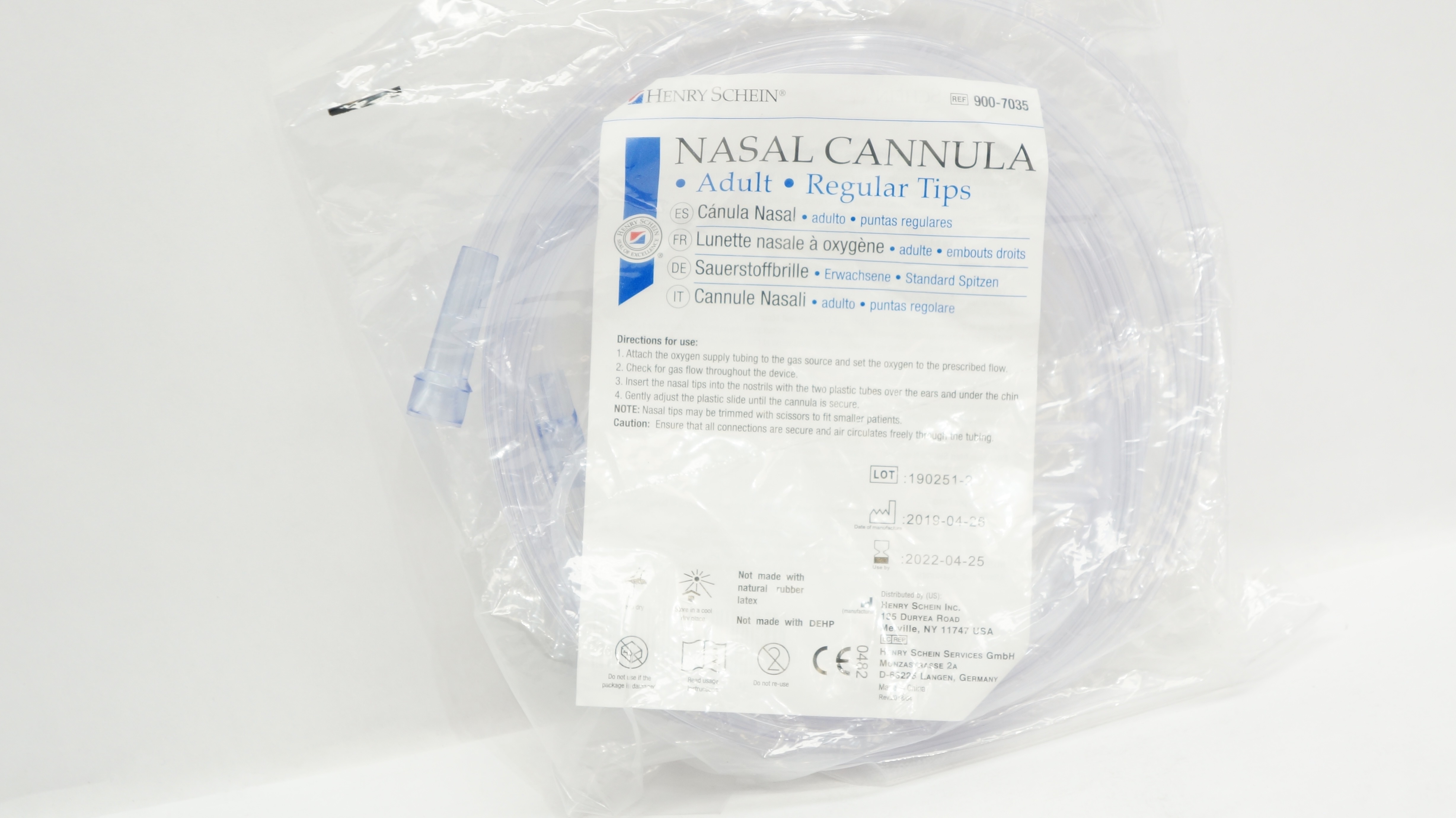 Henry Schein 900-7035 Adult Nasal Cannula Regular Tips (x)