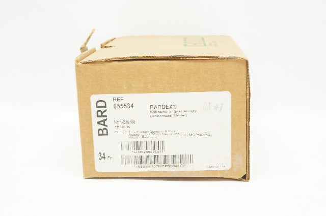Bard 055534 Bardex Nasopharyngeal Airway 34Fr. - Box of 12