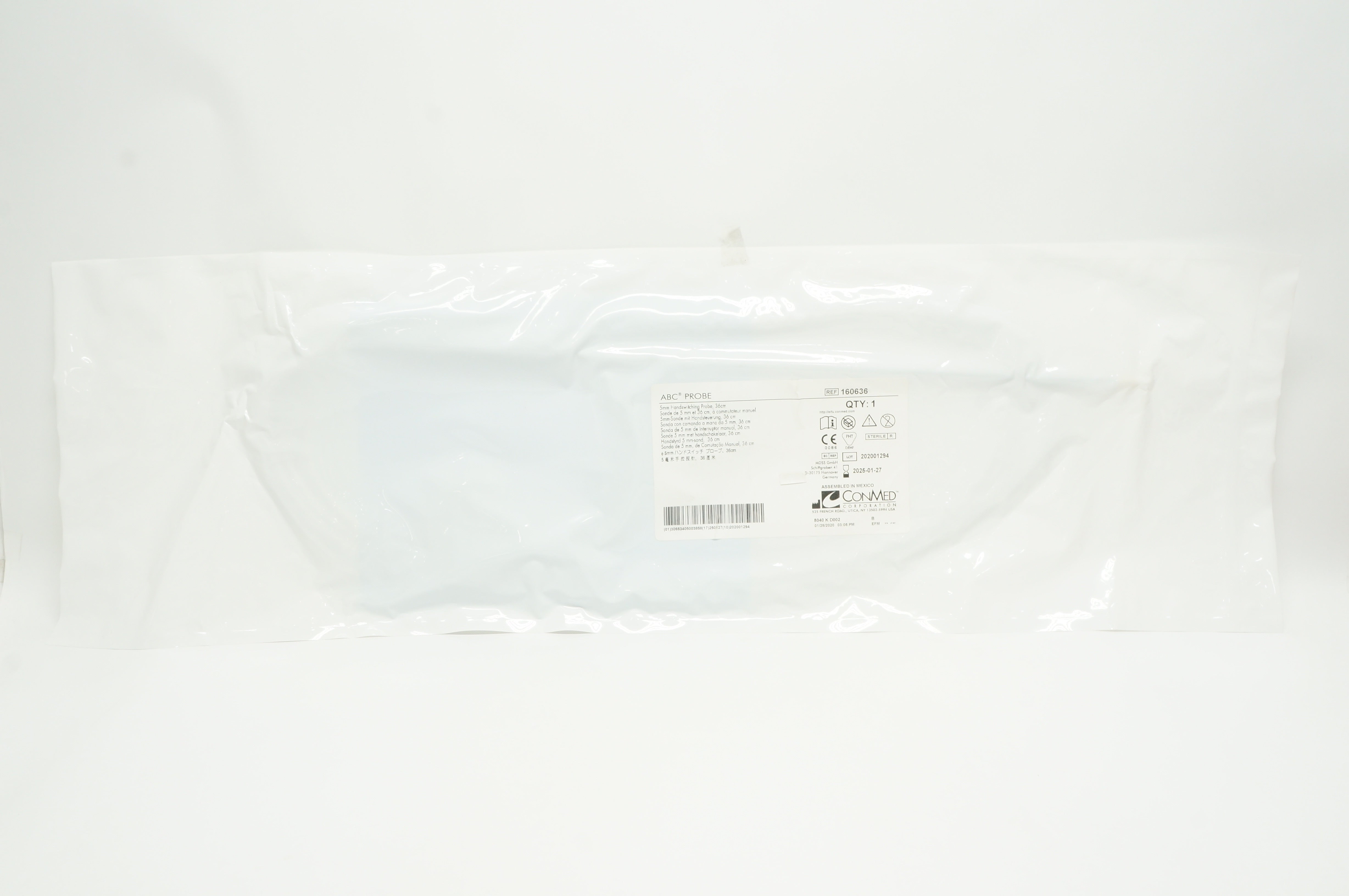 ConMed 160636 ABC 5mm Handswitching Probe, 36cm