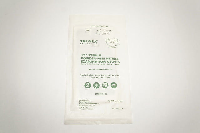 Tronex 9024STR-30 Powder-Free Nitrile Examination Gloves 12inch