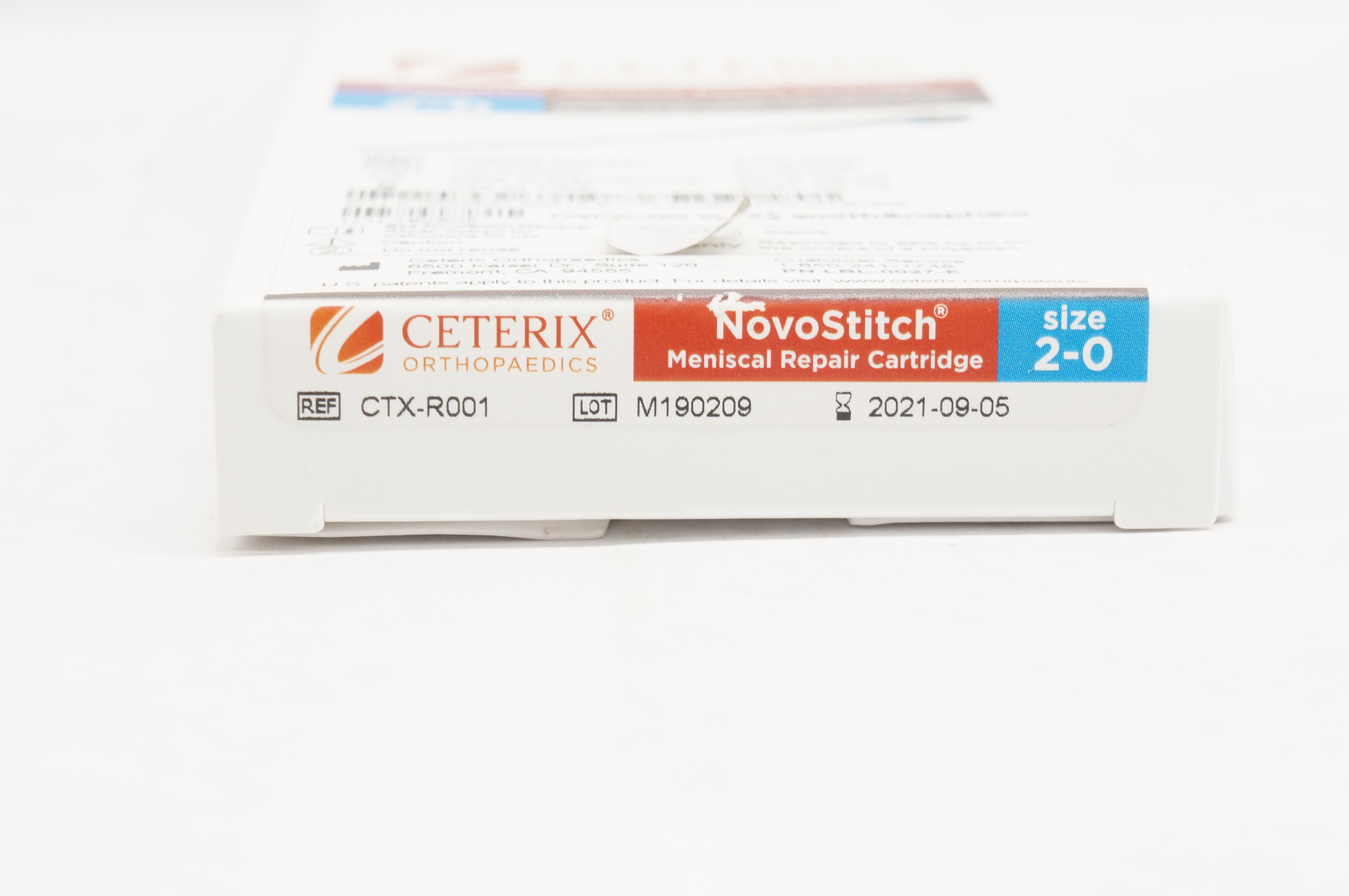 Ceterix Orthopaedics CTX-R001 NovoStitch Plus Meniscal Repair