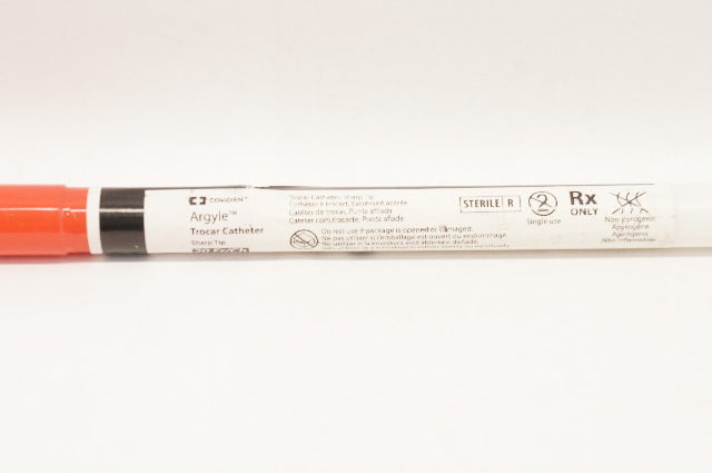 Covidien 8888561043 Argyle Trocar Cath. Sharp Tip 20Fr x 15-3/4 inch (x)