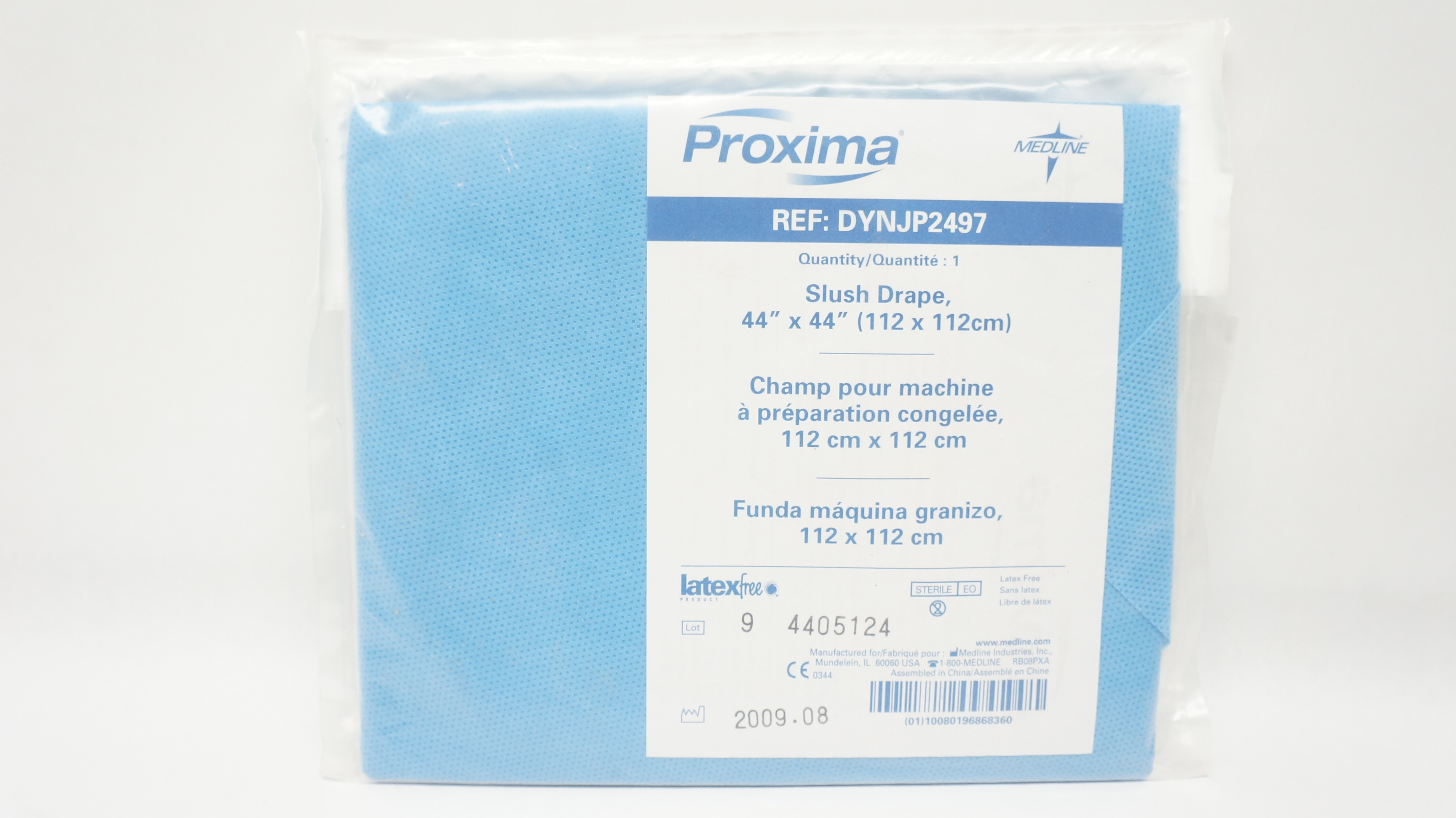 Medline DYNJP2497 Proxima Slush Drape 44inch x 44inch