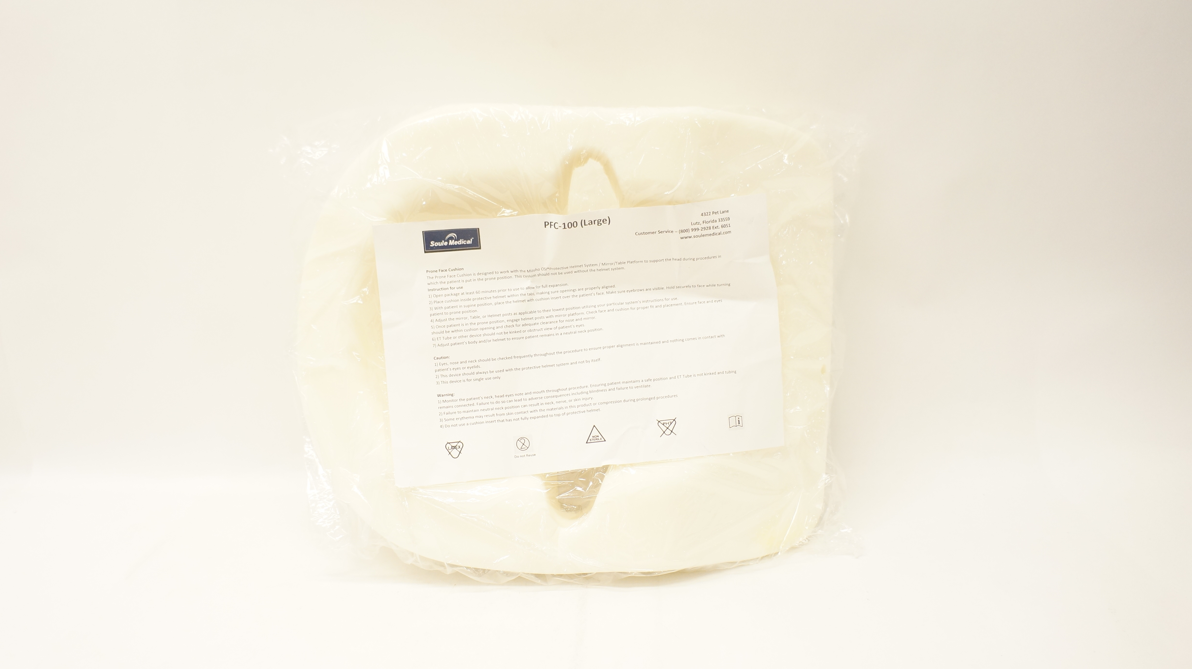 SouleMedical PFC-100 Prone Face Cushion, Large