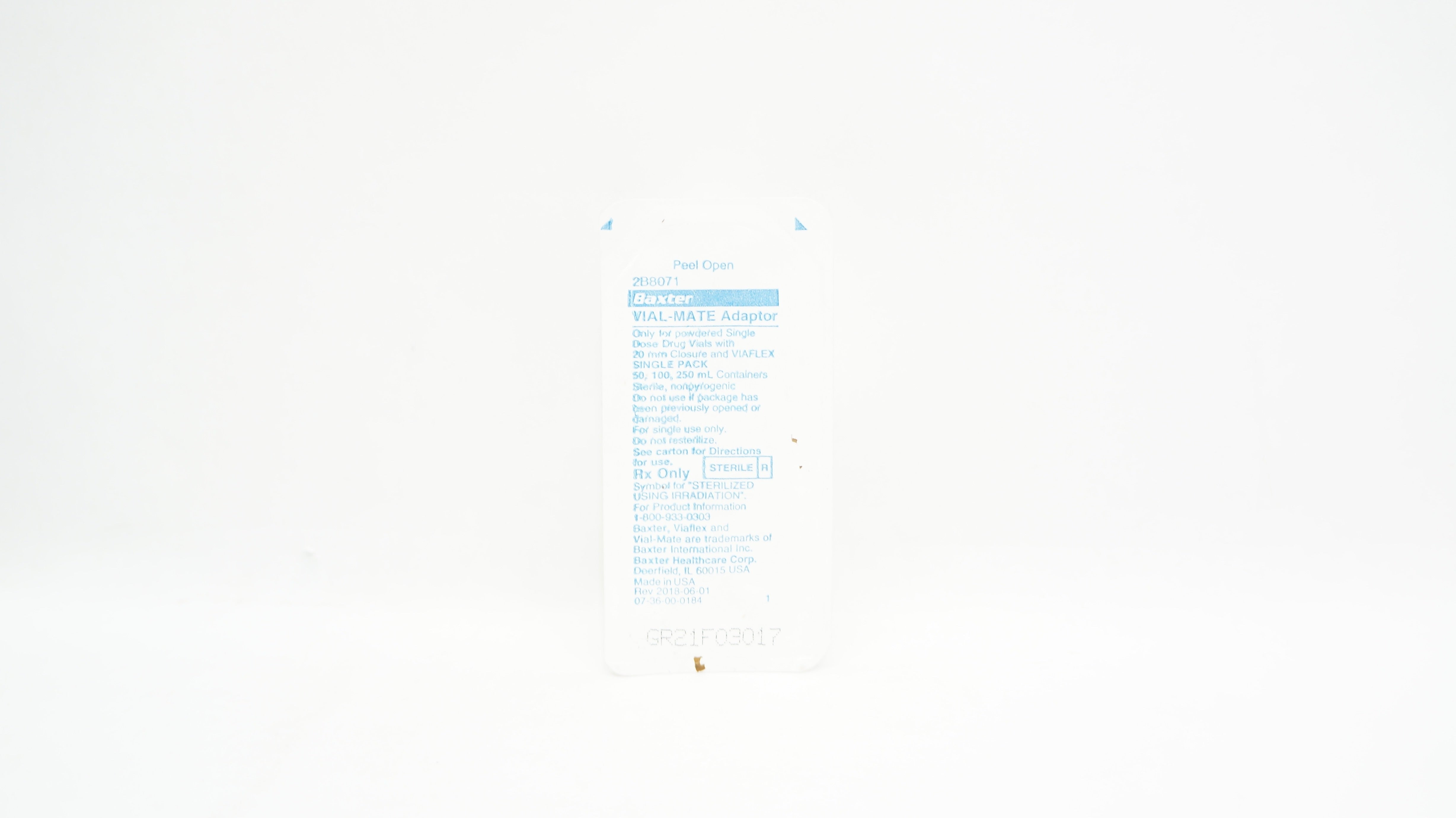Baxter 2B8071 Vial-Mate Adaptor