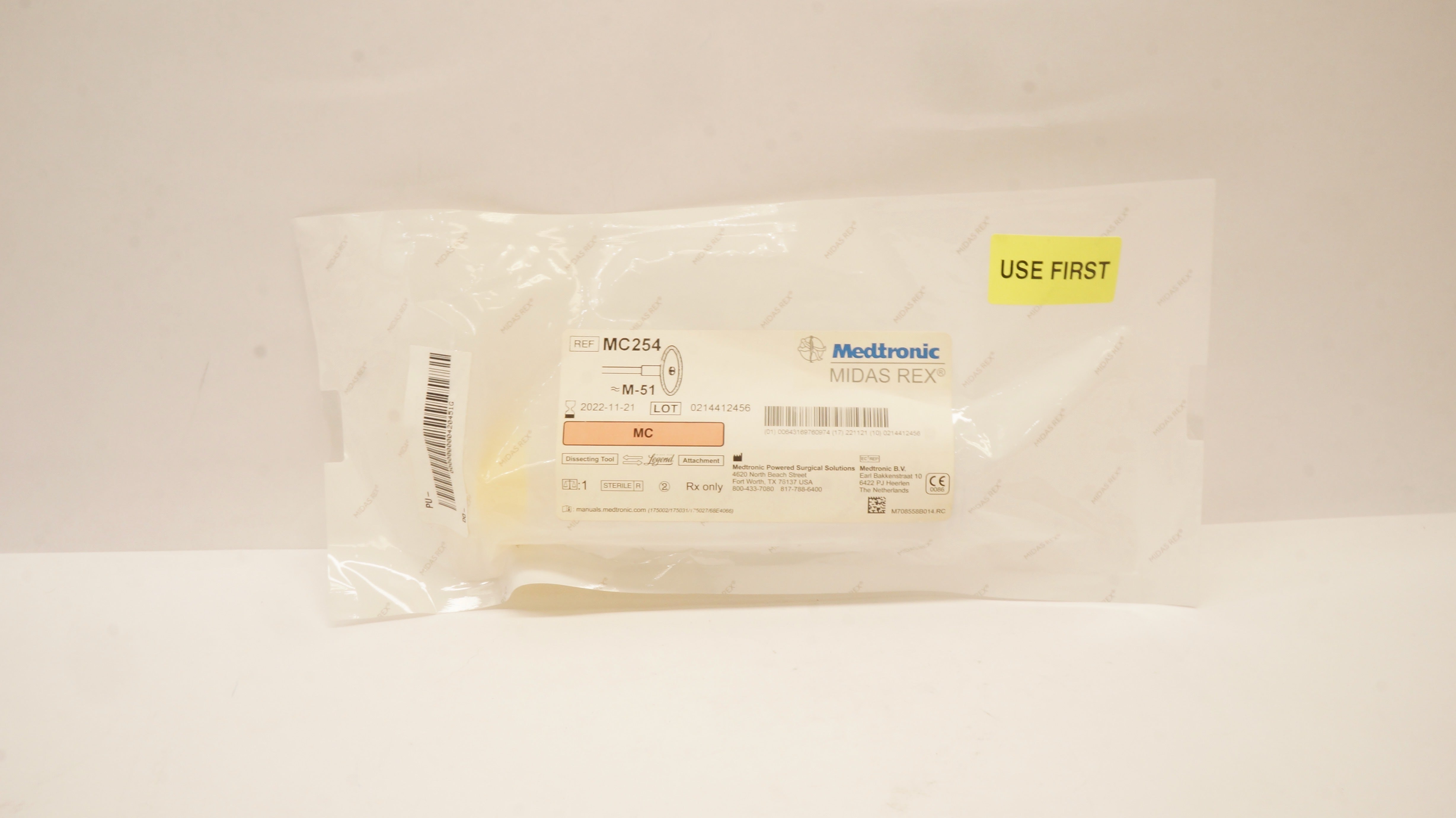 Medtronic MC254 Midas Rex MC Legend Dissecting Tool M-51 (x)