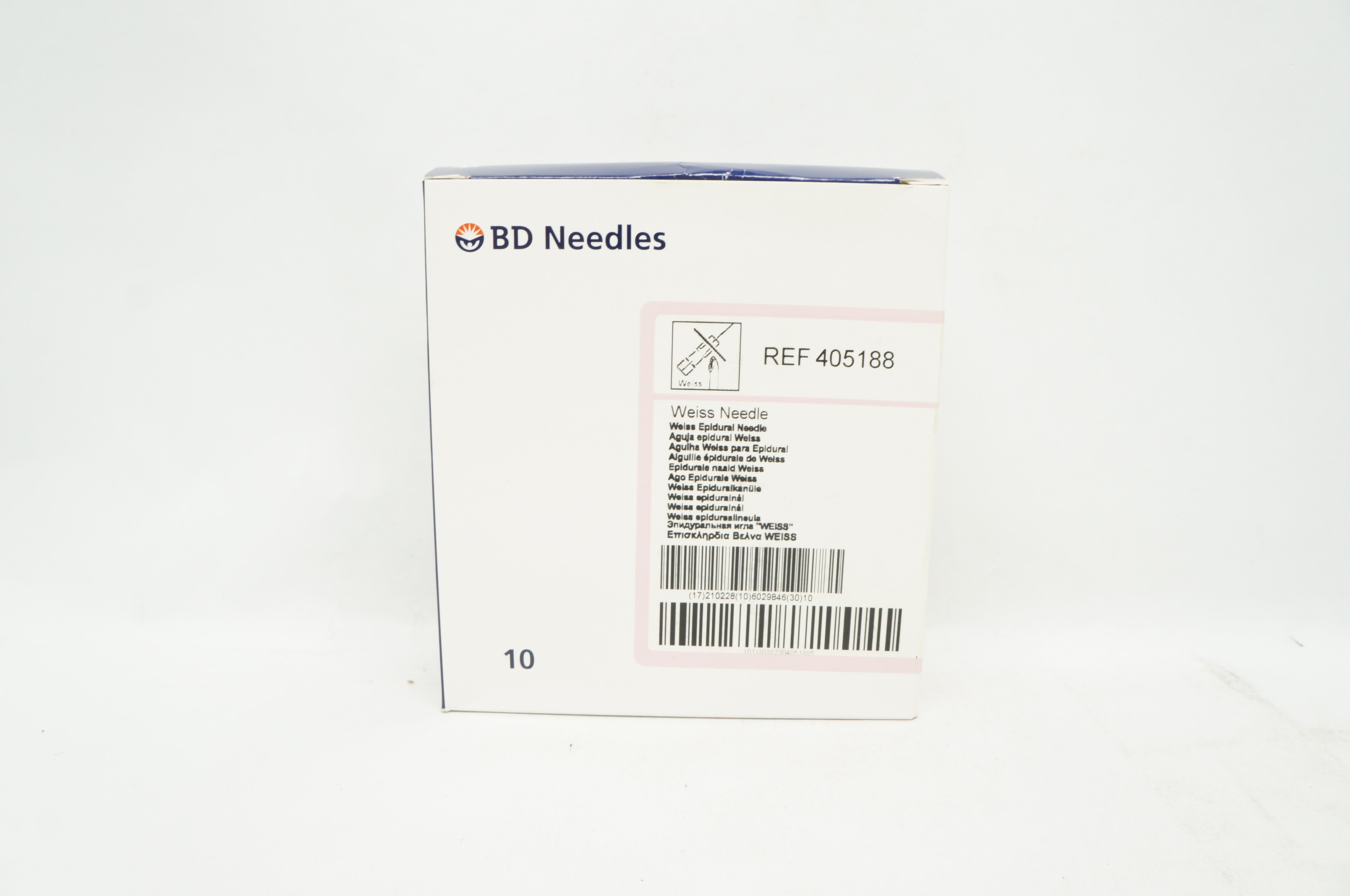 BD 405188 Weiss Needle 18Ga x 3.50inch - Box of 10 (x)