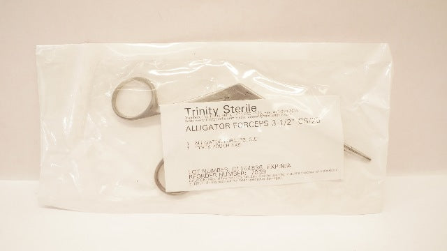 Trinity Sterile 7039 Alligator Forceps 3 1/3inch