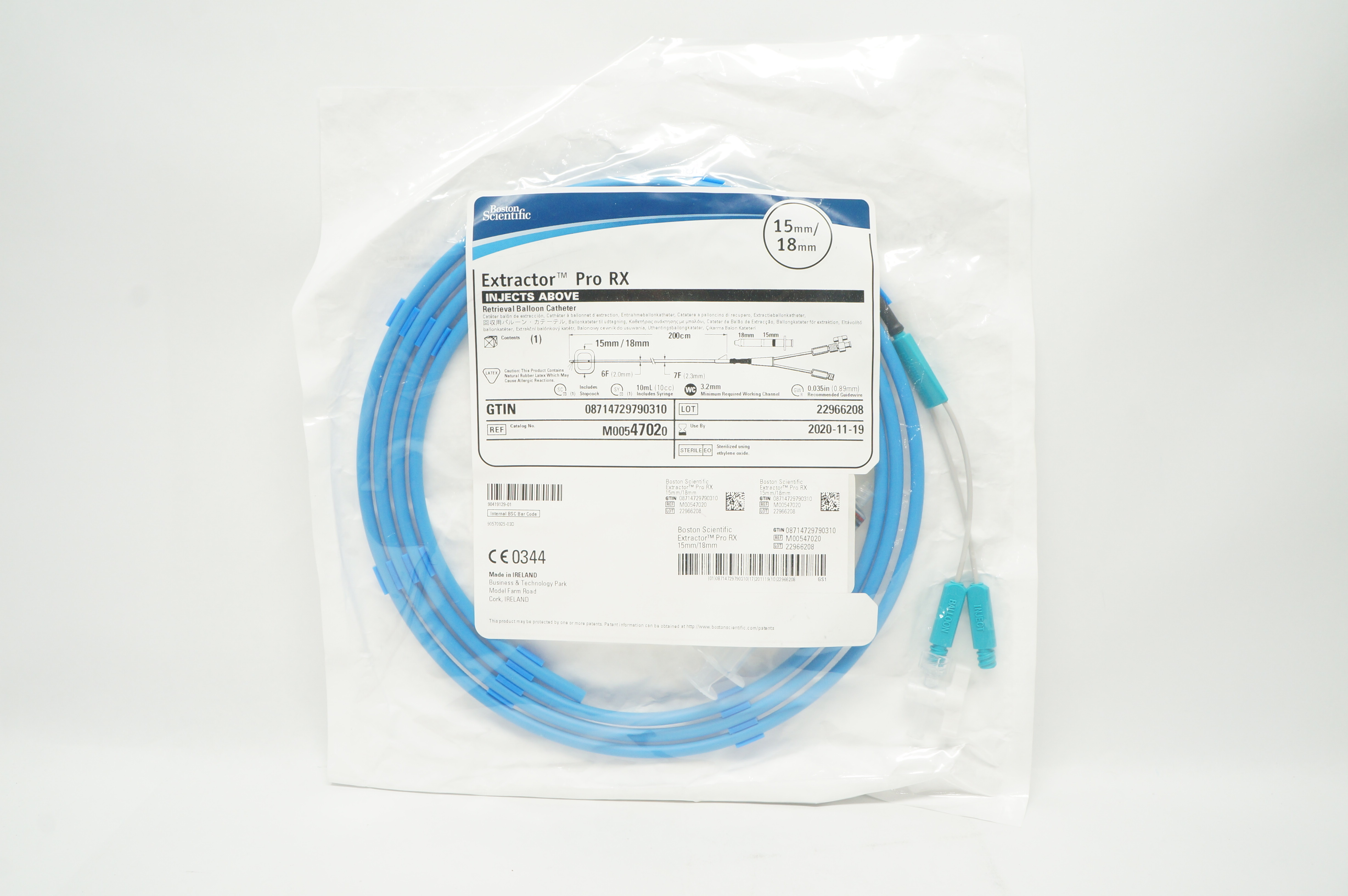 Cath Extractor Boston Scientific 4702 Extractor Retrieval Balloon Cath. 15mm/18mm (x)