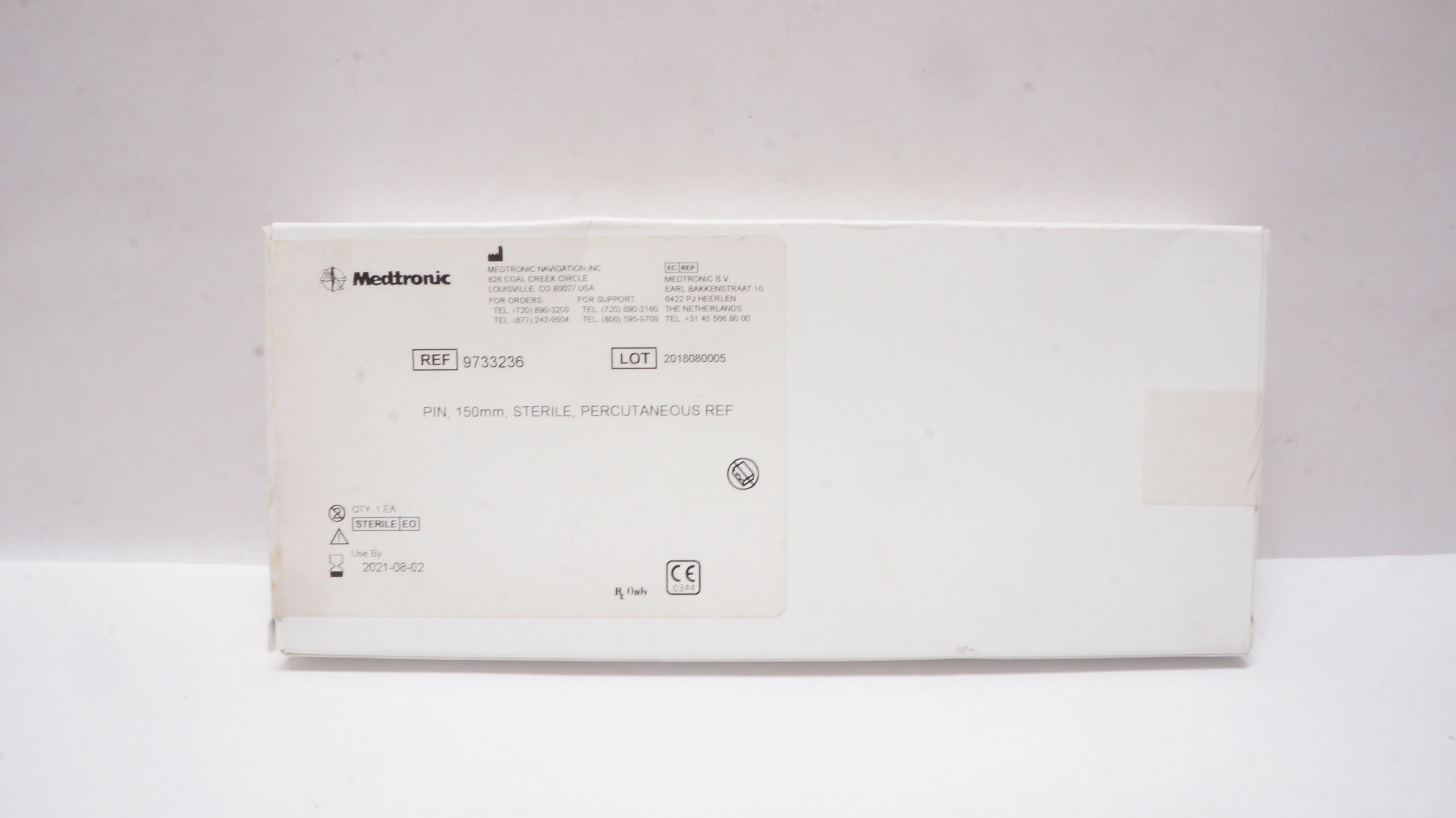 Medtronic 9733236 PIN 150mm, Sterile, Percutaneous Ref (x)