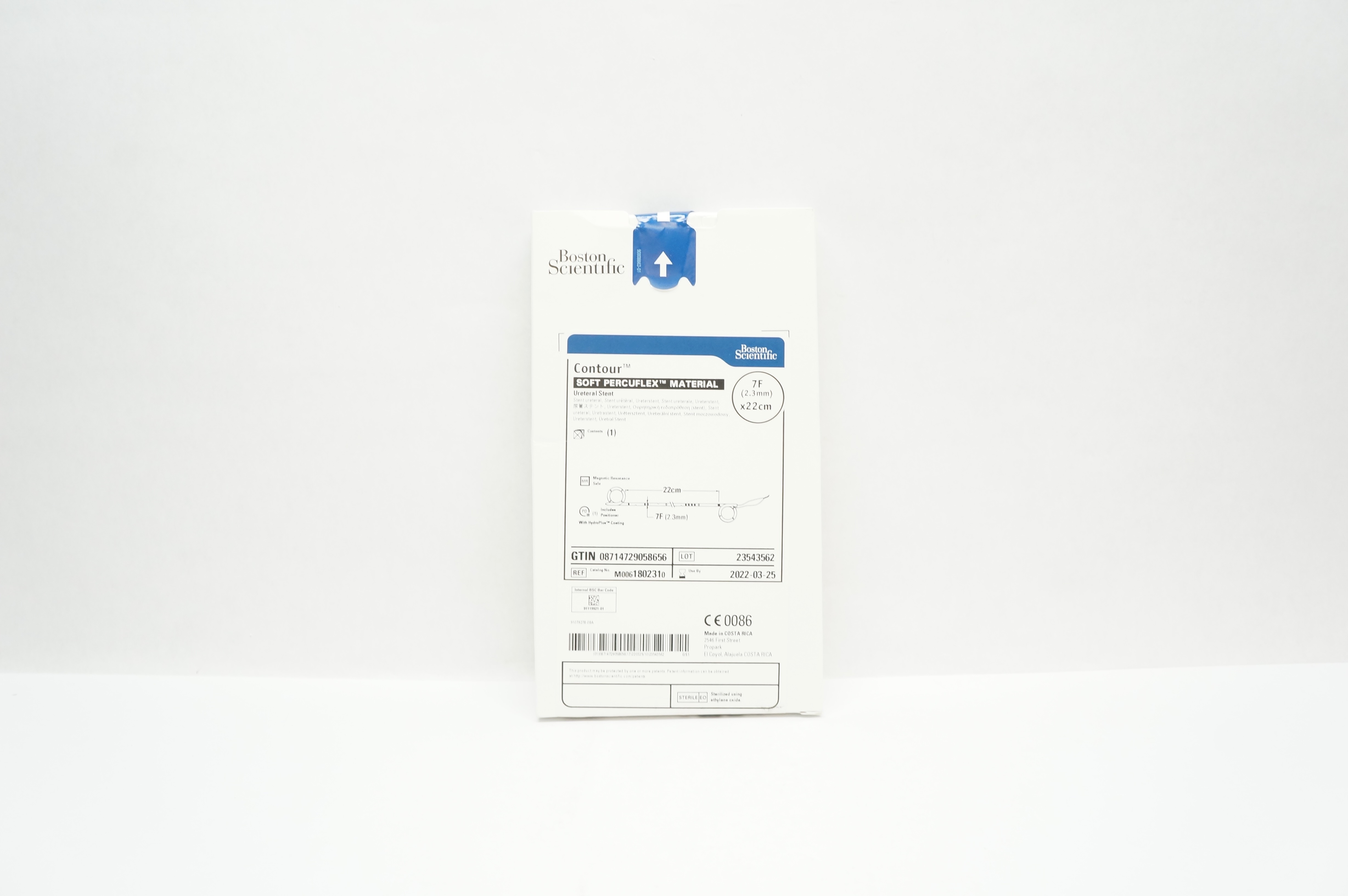 Boston Scientific 180231 Soft Percuflex Material Ureteral Stnt 7F x 22cm (x)