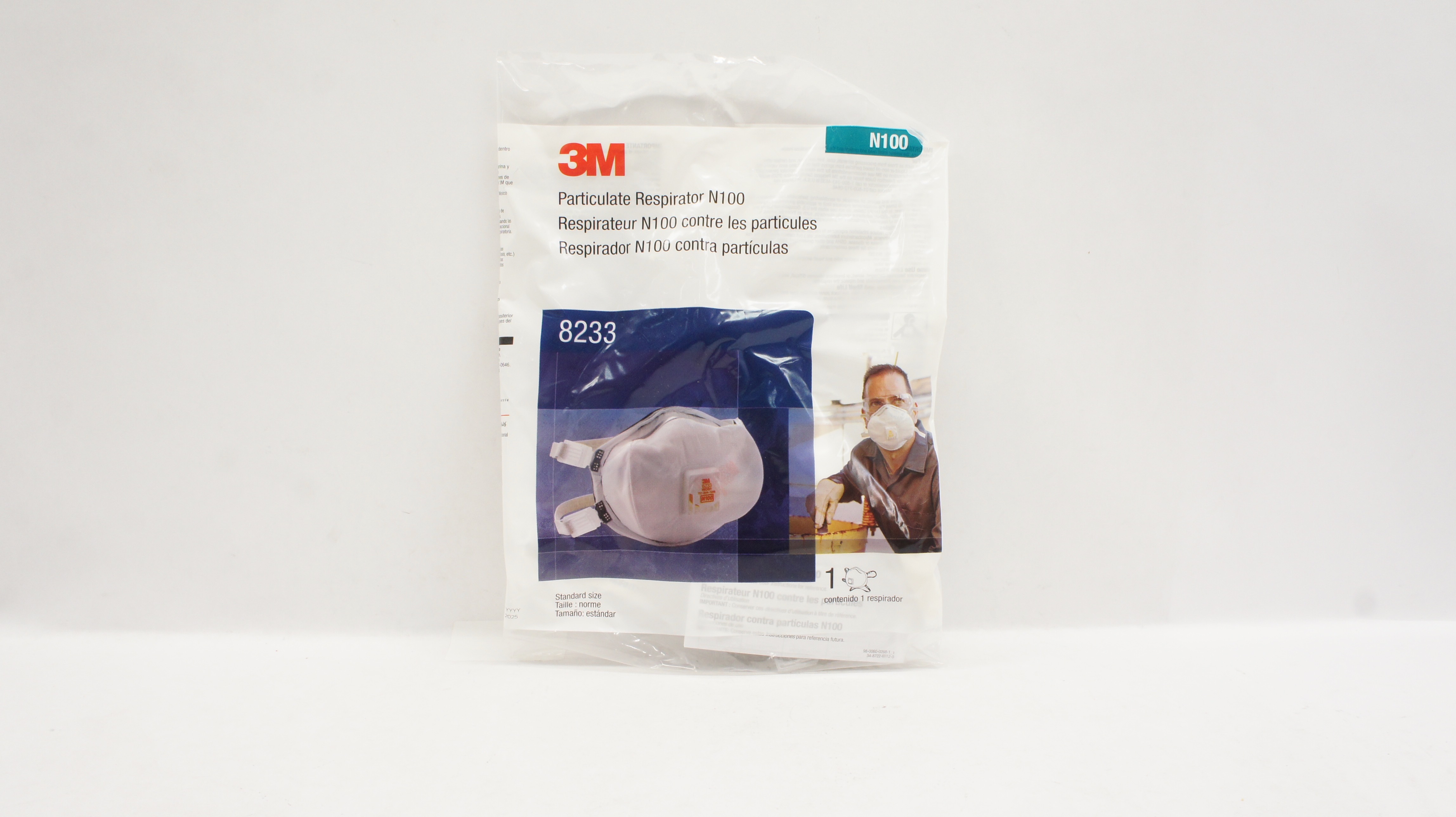 3M 8233 Particulate Respirator N100