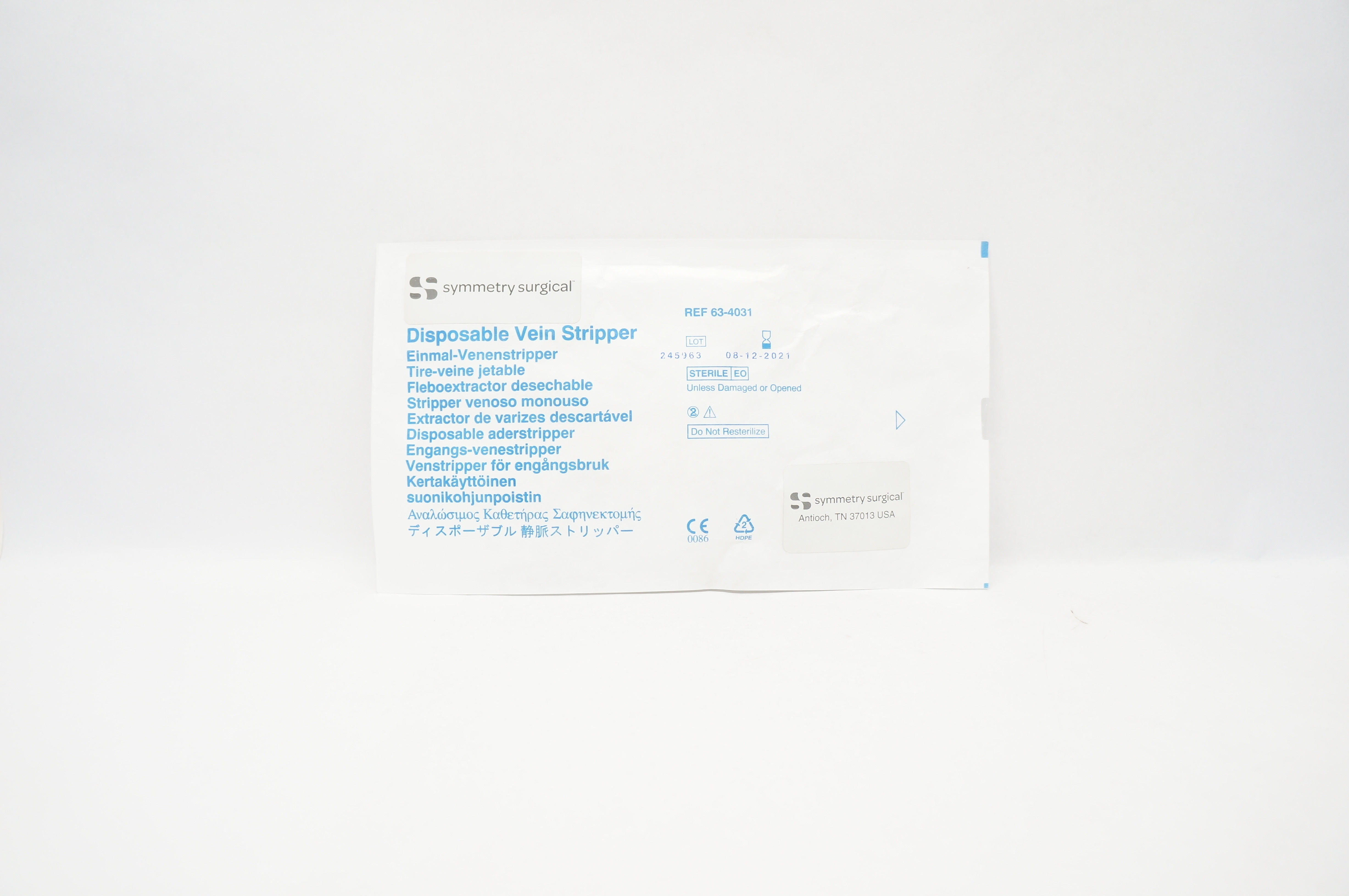 Symmetry Surgical 63-4031 Disposable Vein Stripper (x)