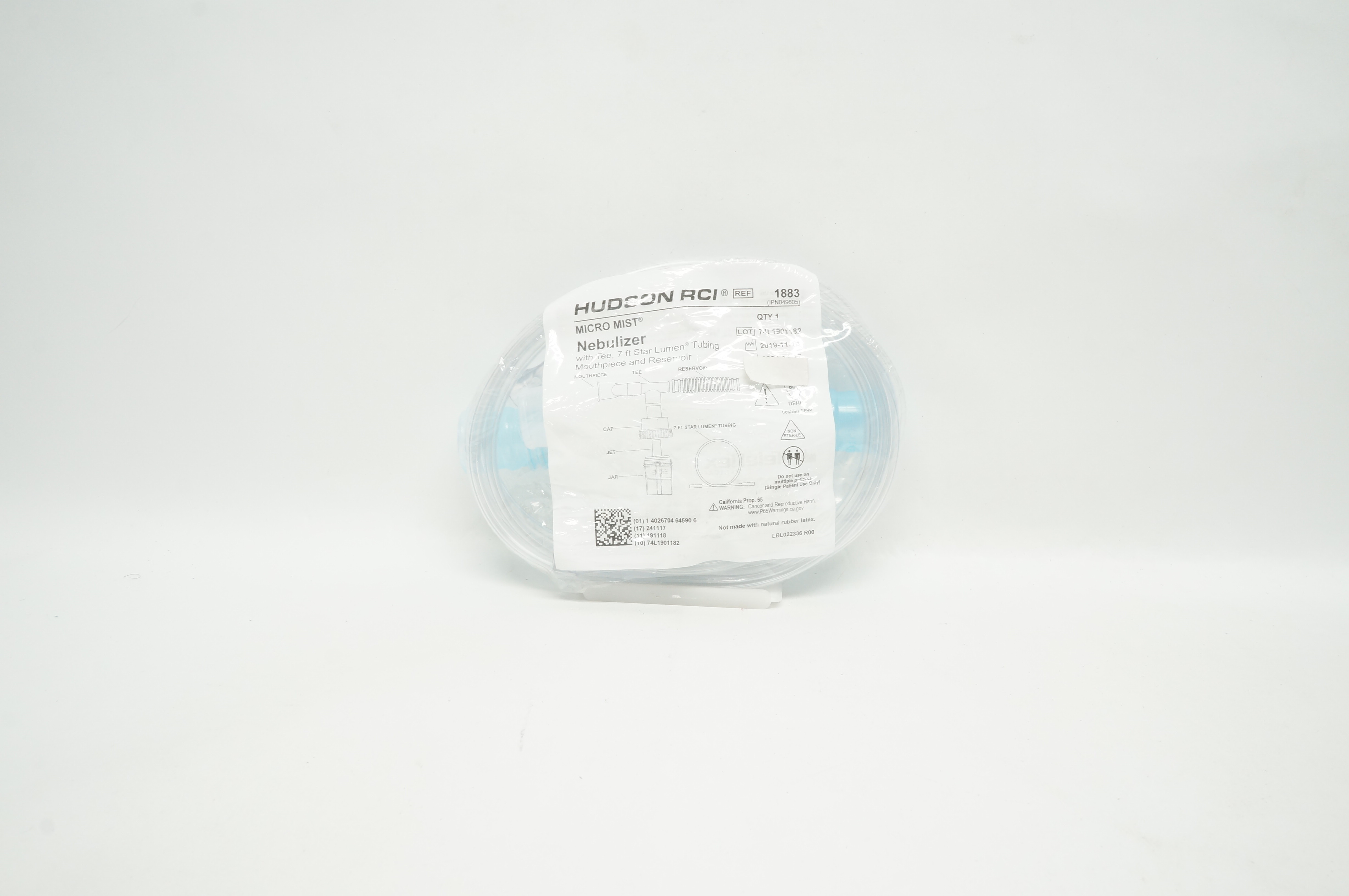Teleflex 1883 Hudson RCI Micro Mist Nebulizer with 7ft. Star Lumen Tubing