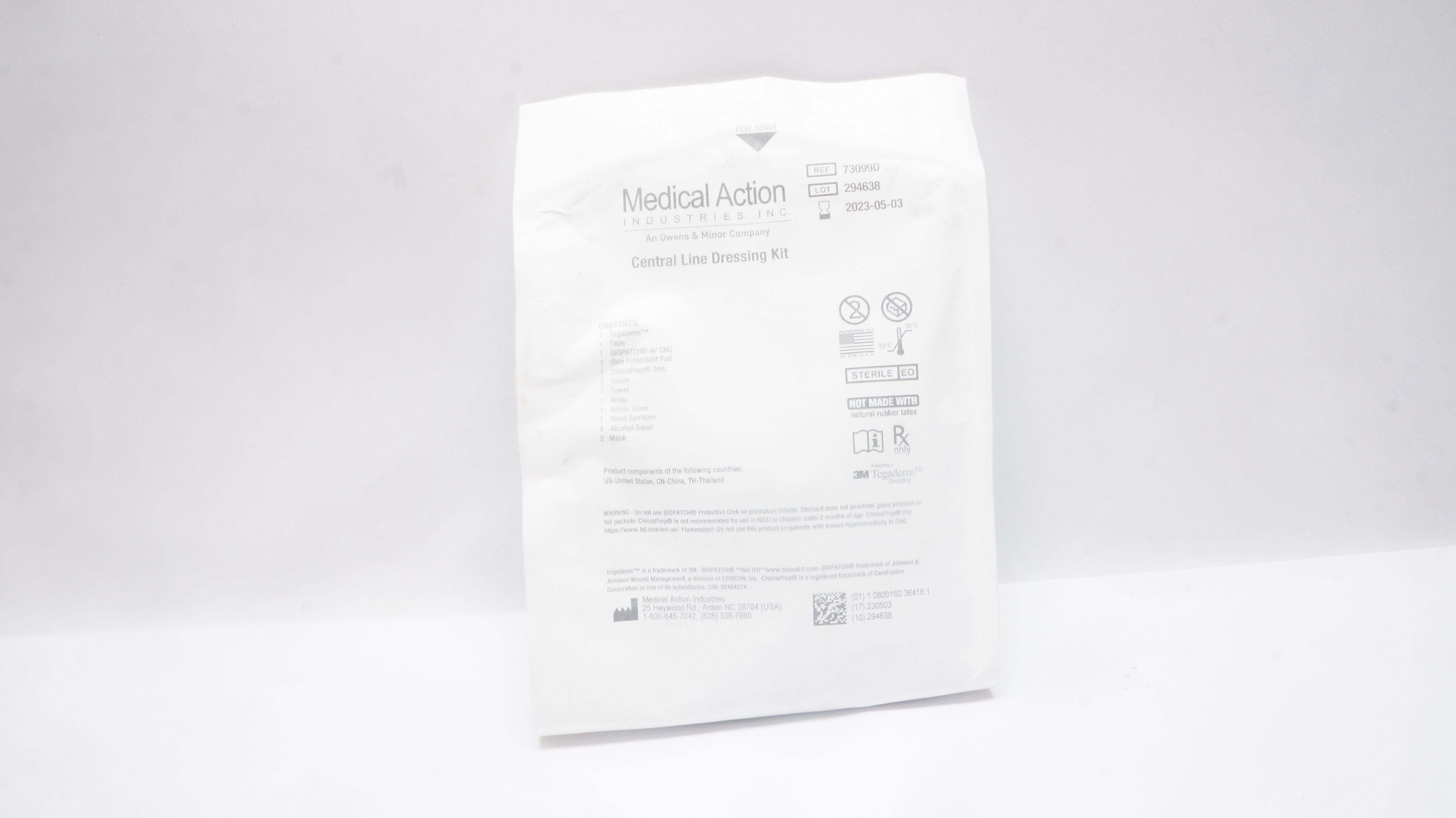 Medical Action 73099D Central Line Dressing Kit