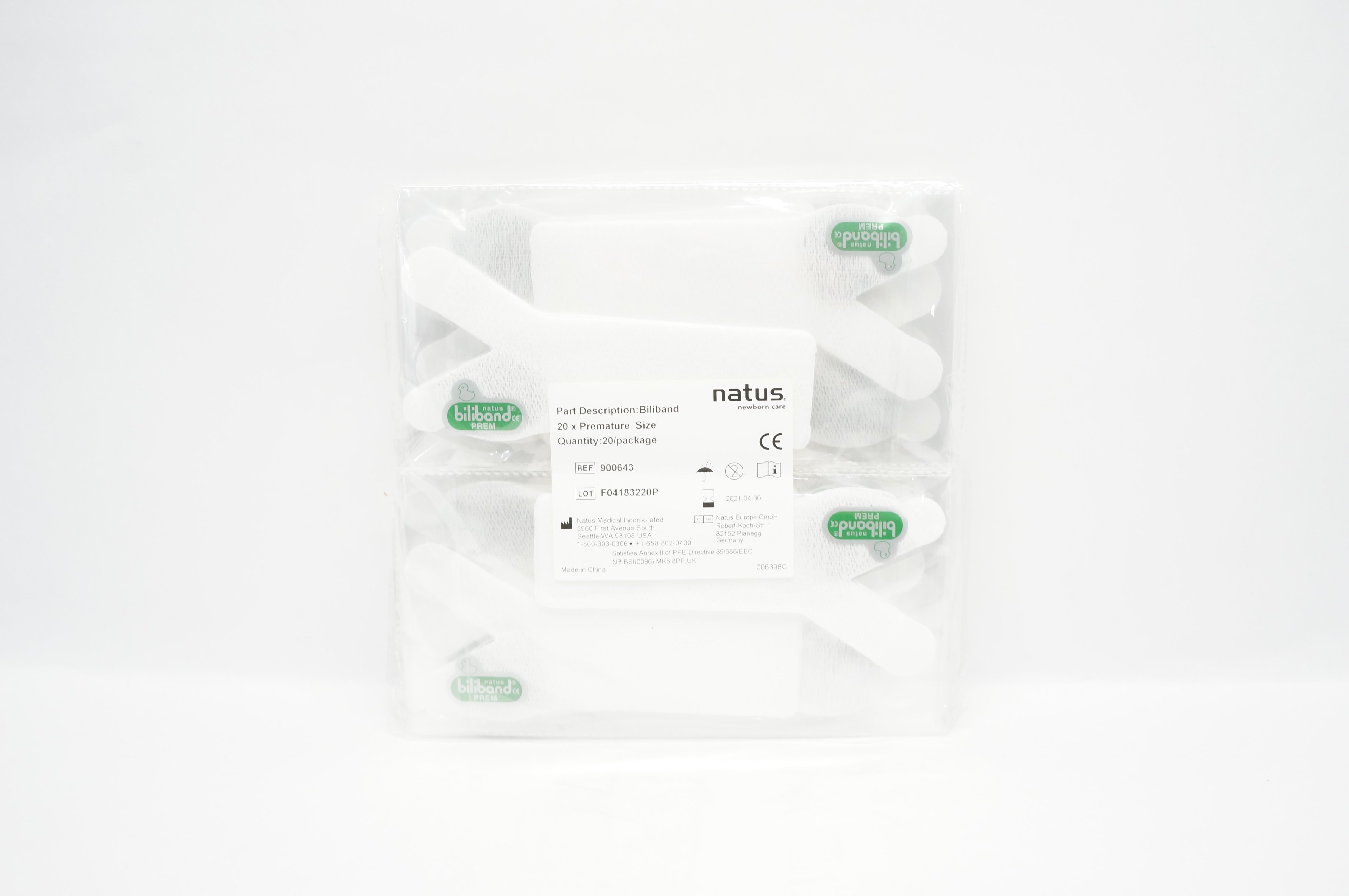 Natus Medical 900643 Eye Protection For Phototherapy, Premature (x