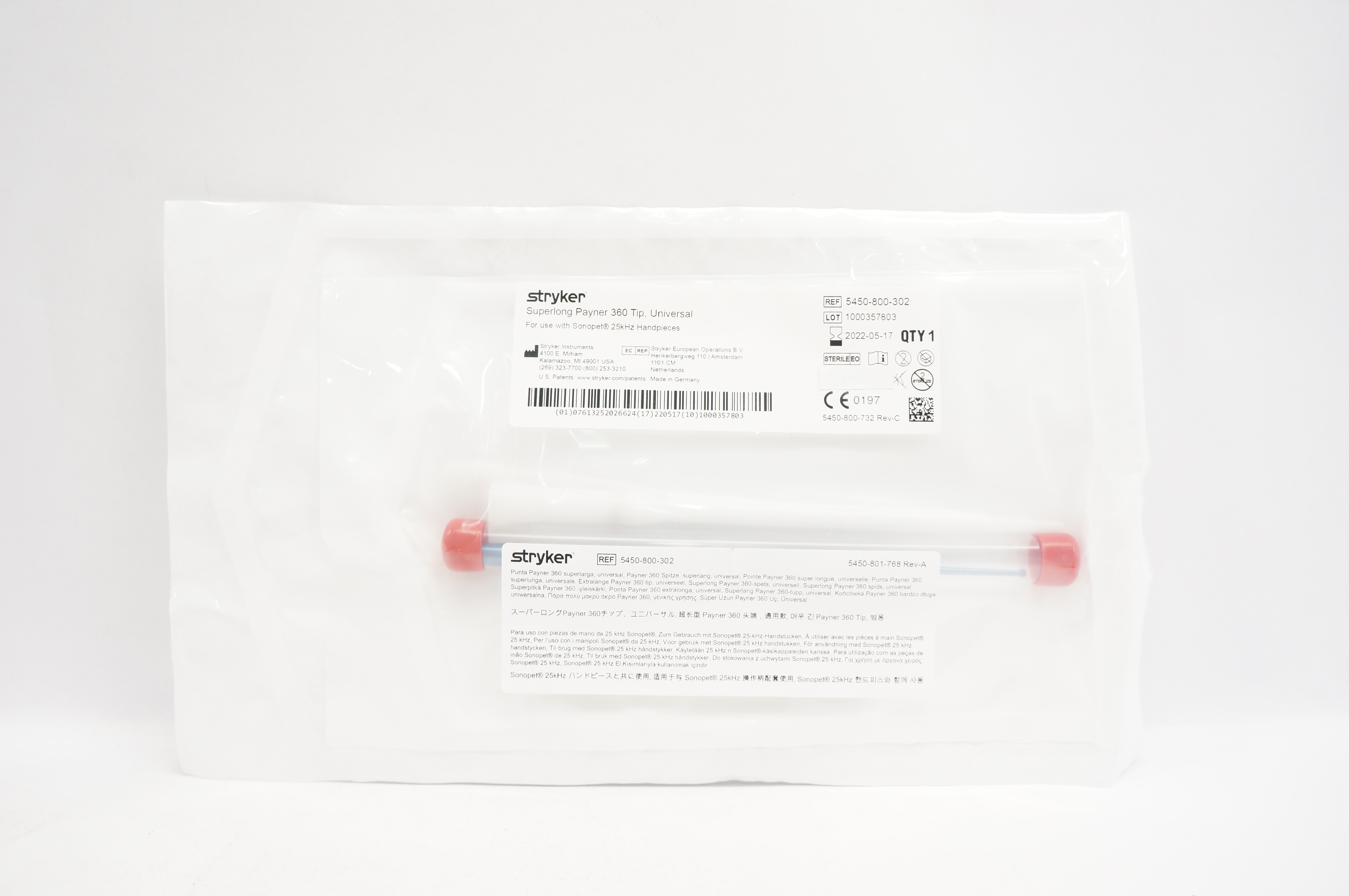 Stryker 5450-800-302 Superlong Payner 360 Tip Universal
