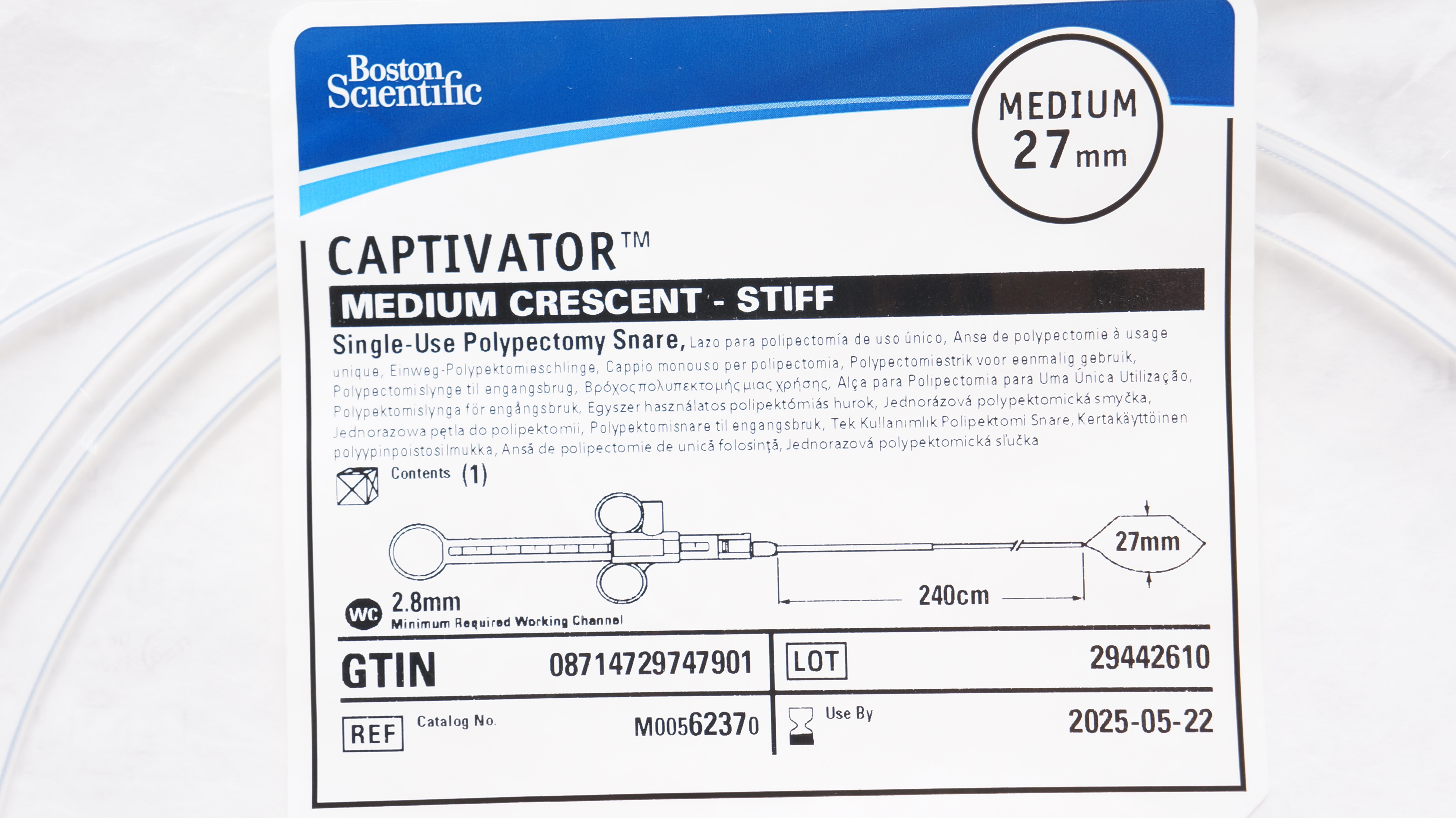 Boston Scientific M00562370 Captivator Single-Use Polypectomy