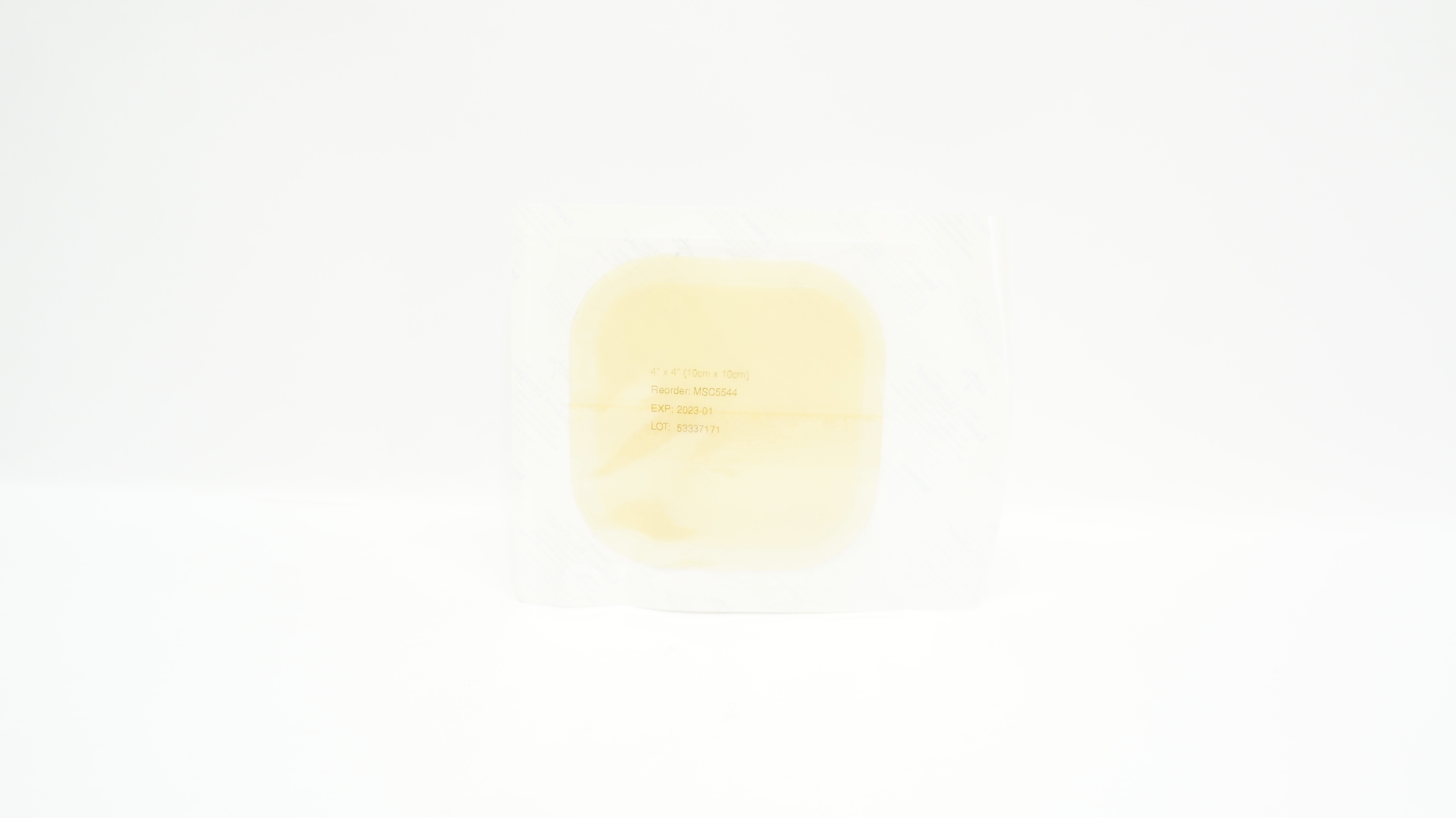 Medline MSC5544 Sterile Odor Control Hydrocolloid Dressing 4In x 4In (x)