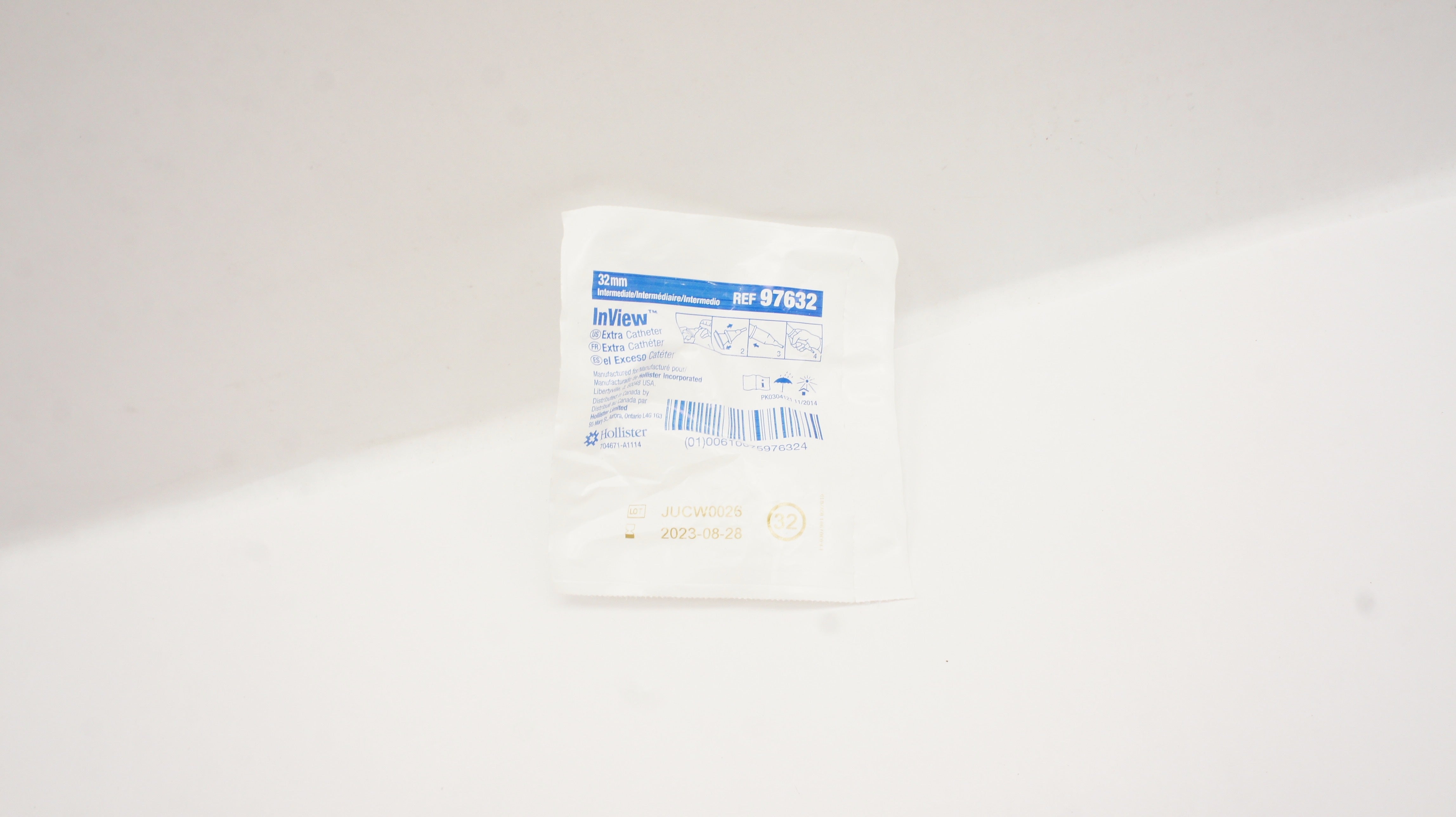 Hollister 97632 InView Extra Silicone Self-Adhesive Cath. 32mm